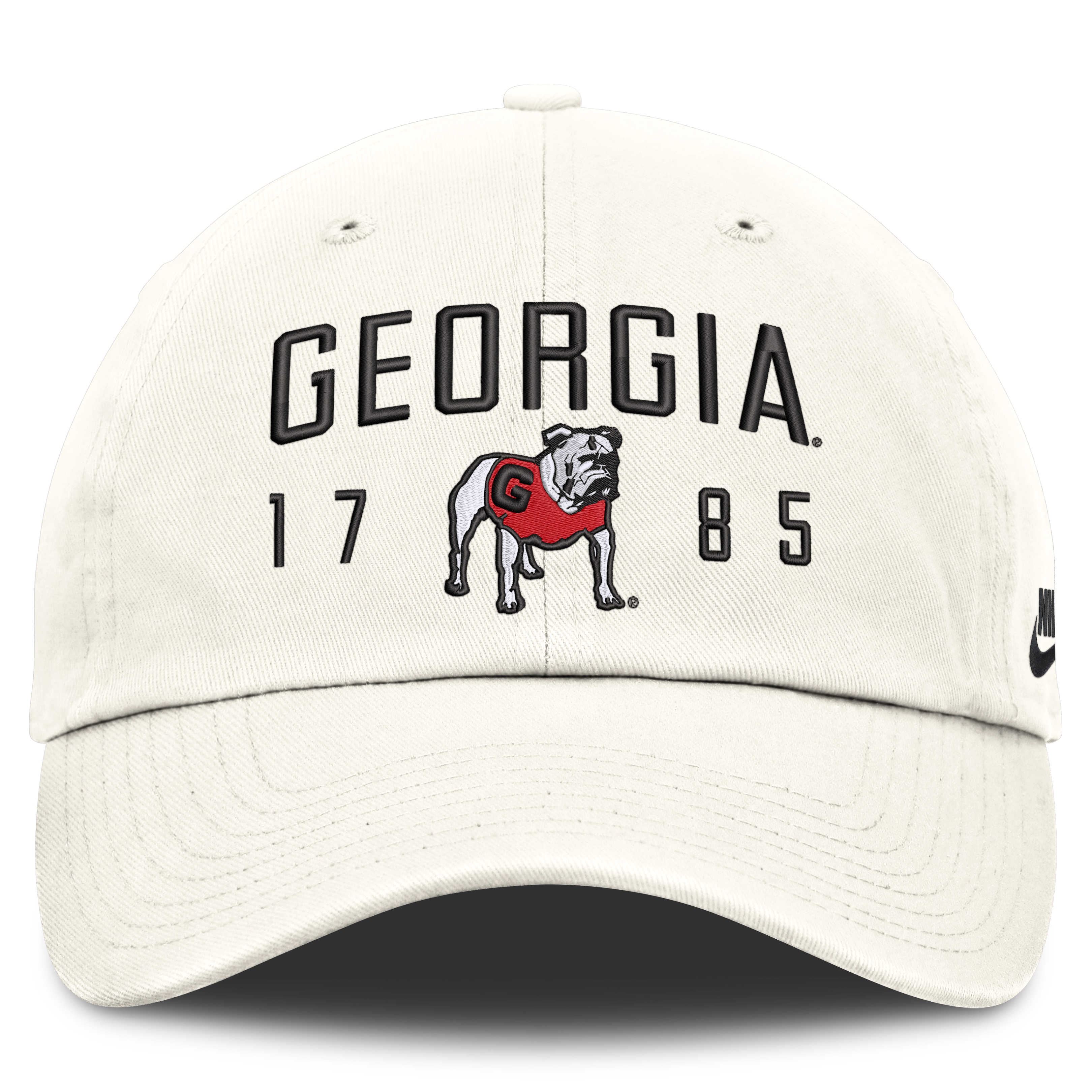 Casquette ajustable Nike blanche Georgia Bulldogs Legacy Letter & Location Club pour homme