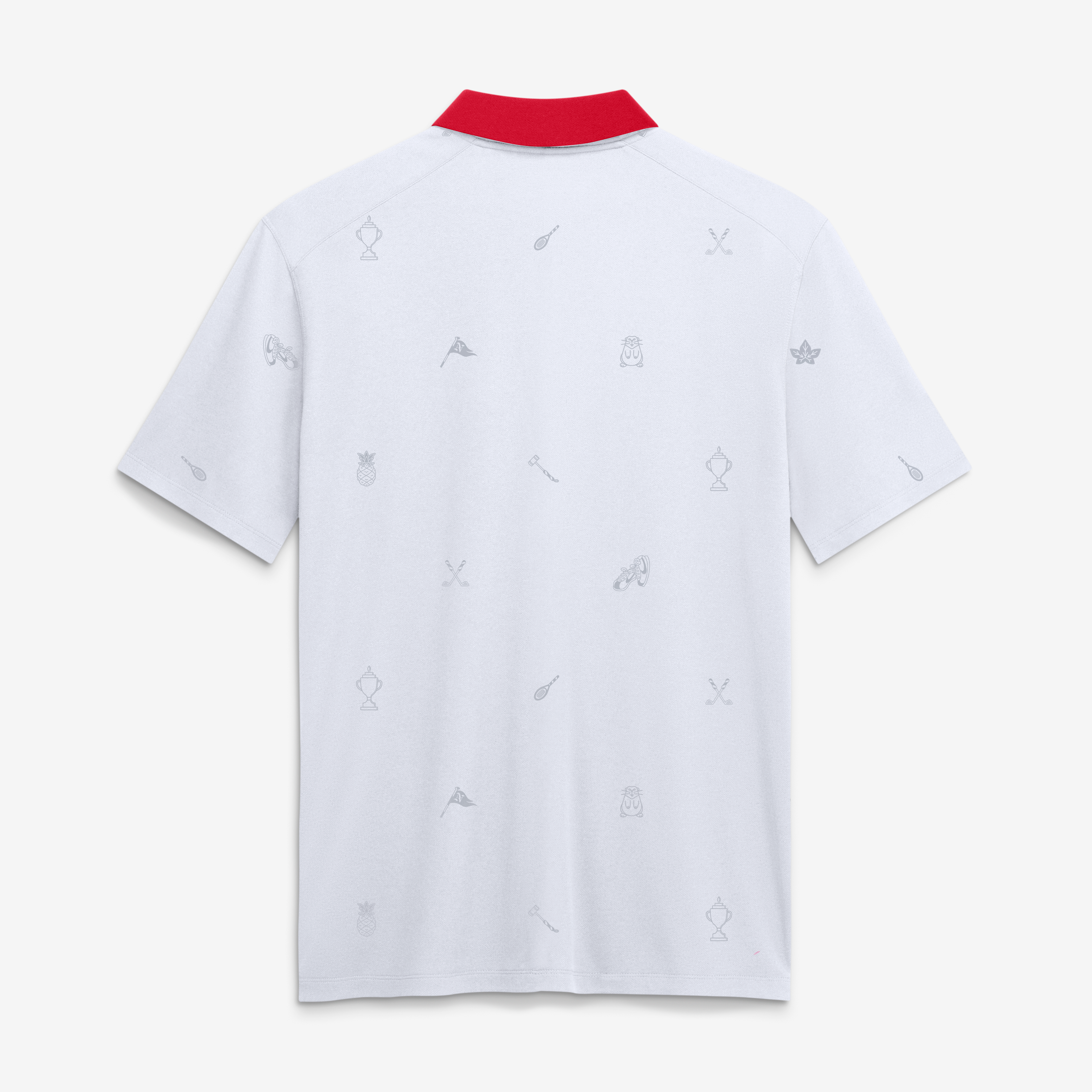 Men's Nike White Georgia Bulldogs Vapor Pattern Dri-FIT Polo