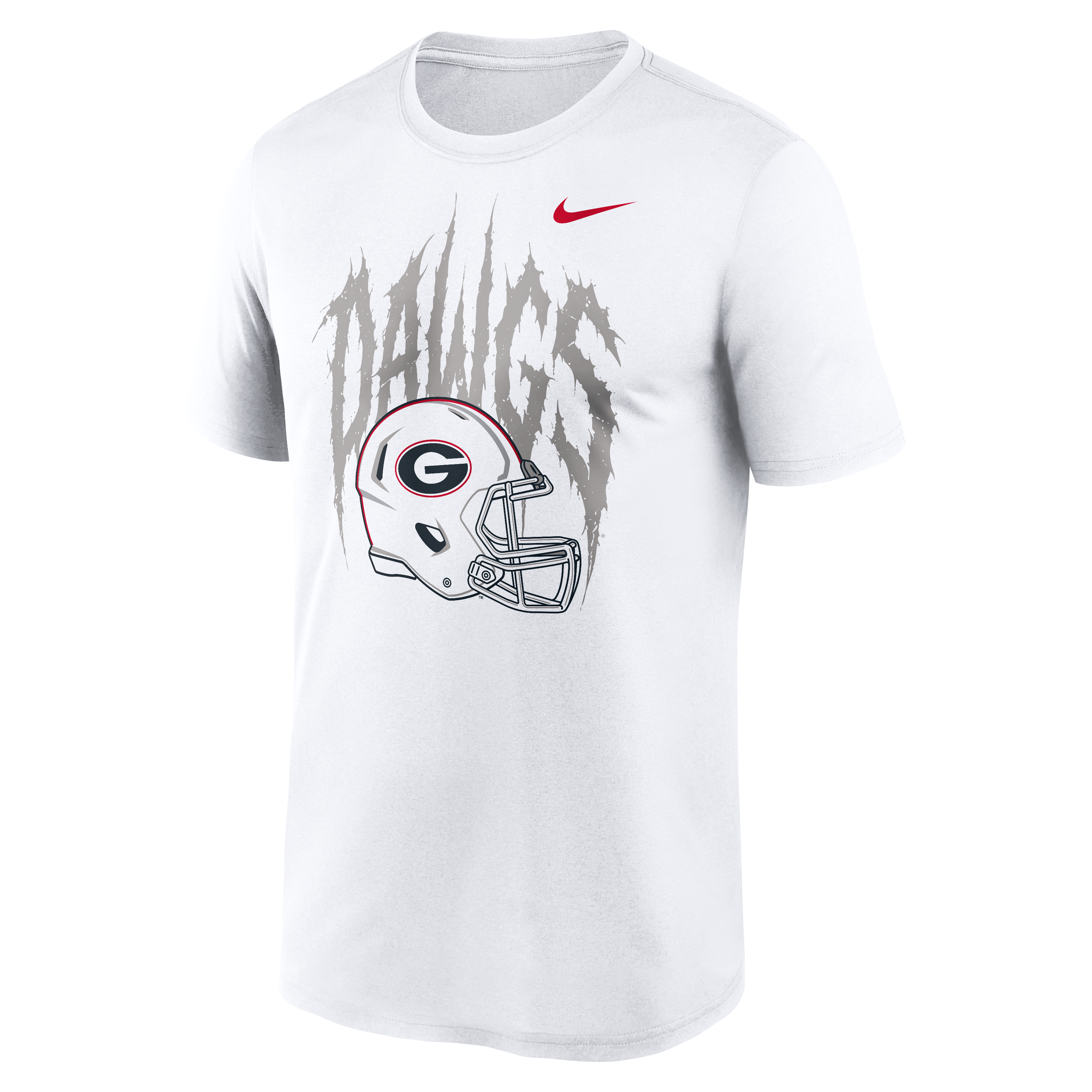 Men's Nike White Georgia Bulldogs Whiteout Dawgs T-Shirt