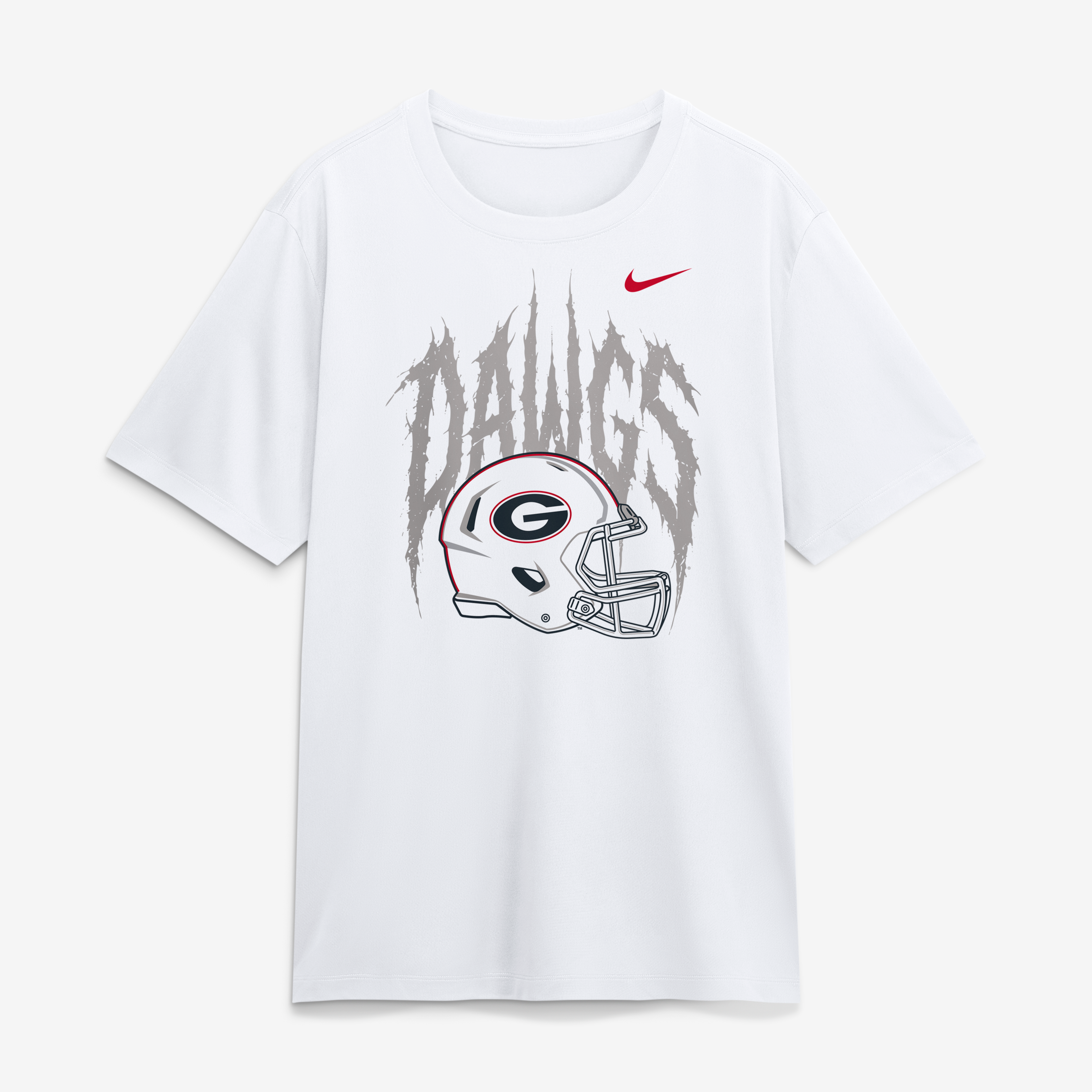 Men's Nike White Georgia Bulldogs Whiteout Dawgs T-Shirt