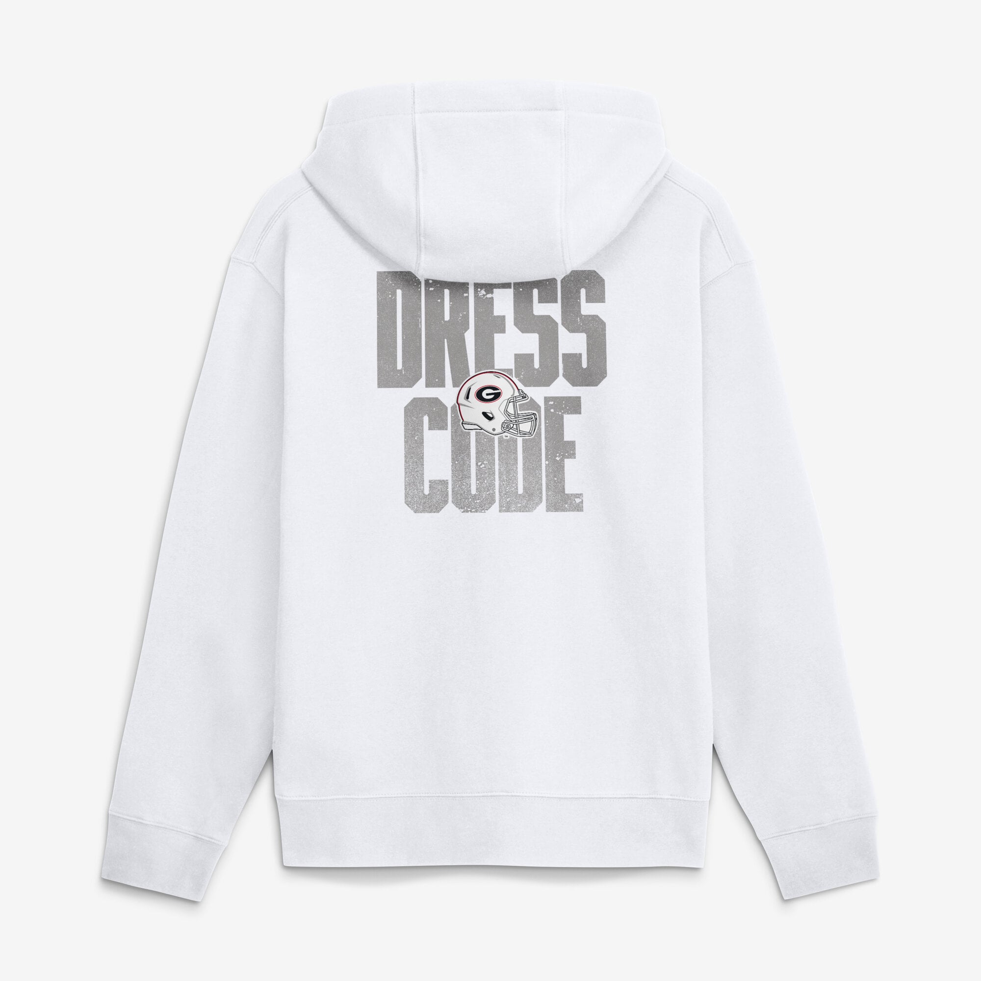 Men's Nike White Georgia Bulldogs Whiteout Dress Code Hoodie
