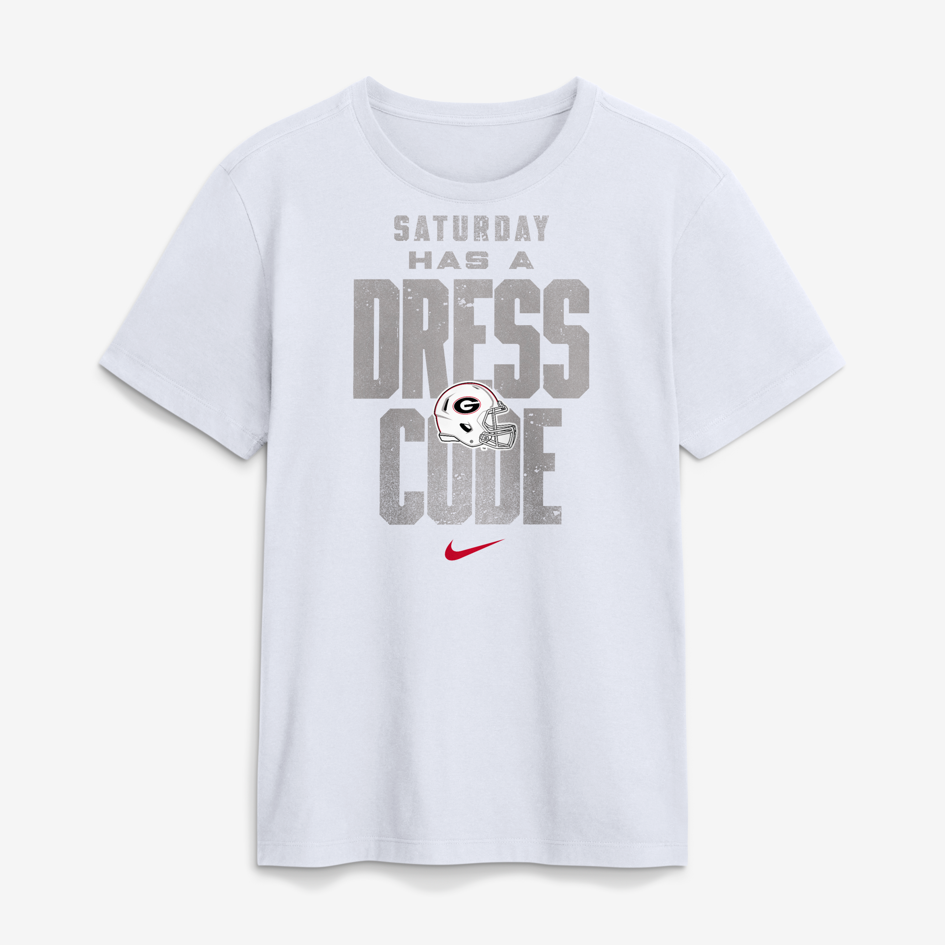 T-shirt Nike blanc Georgia Bulldogs pour homme, code vestimentaire Whiteout