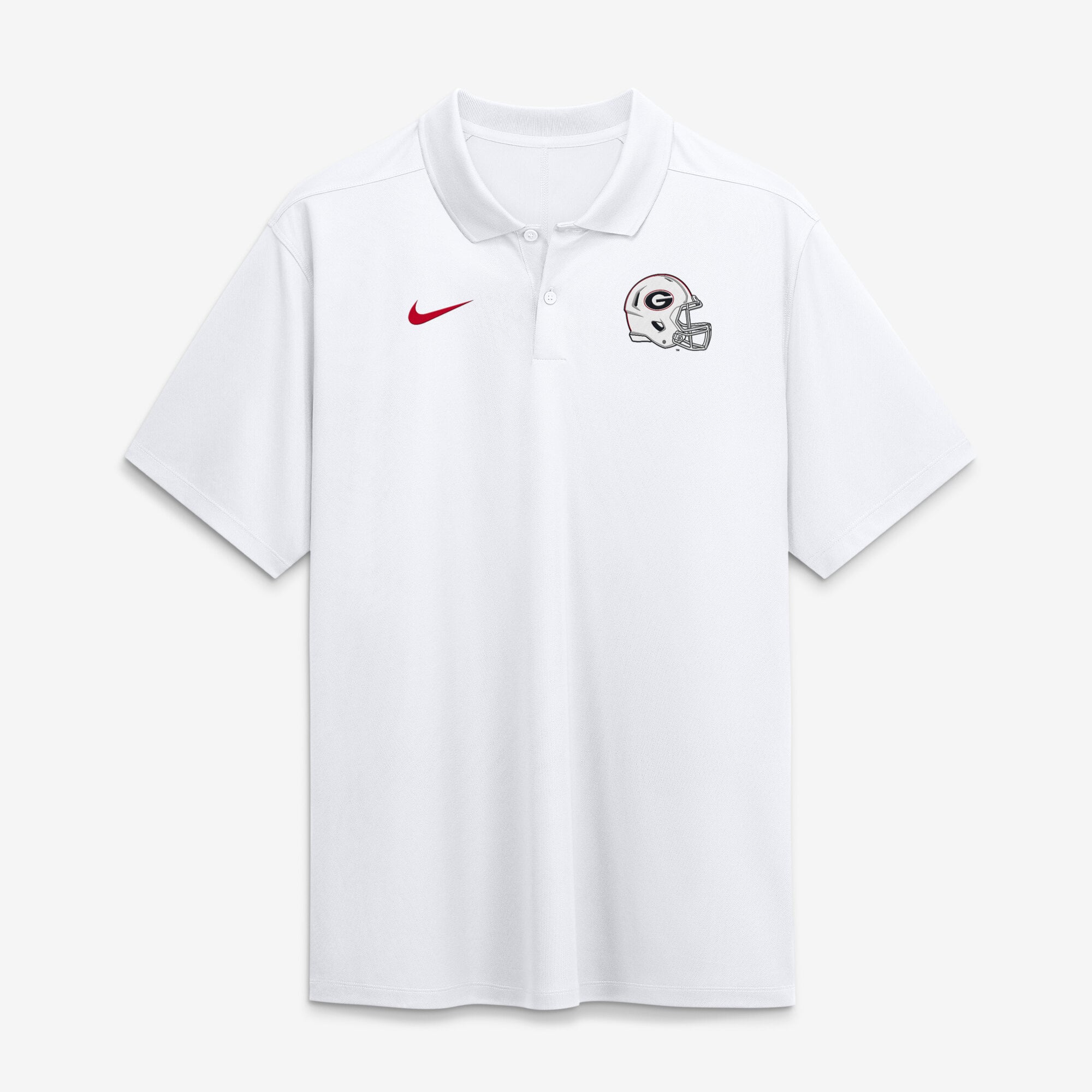 Men's Nike White Georgia Bulldogs Whiteout Victory Dri-FIT Polo