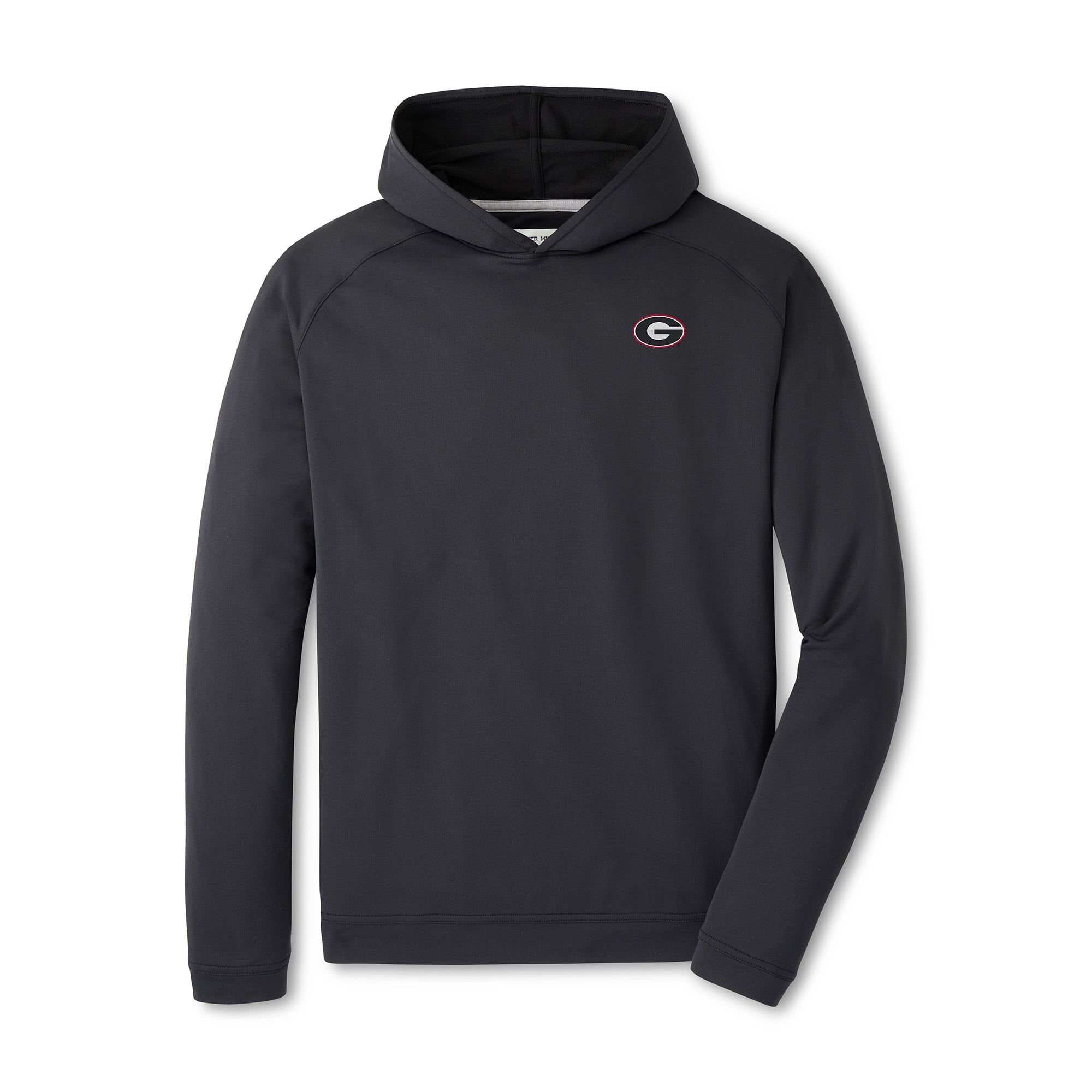 Men's Peter Millar Black Georgia Bulldogs Pine Performance Hoodie