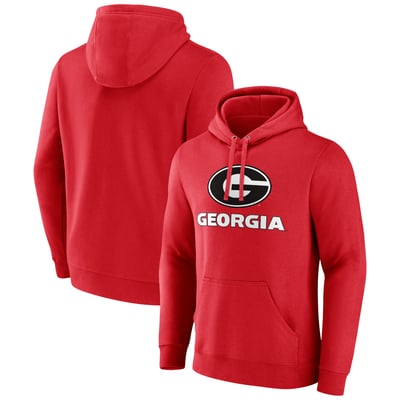 Georgia Bulldogs Lockup Team Pullover Hoodie - Red