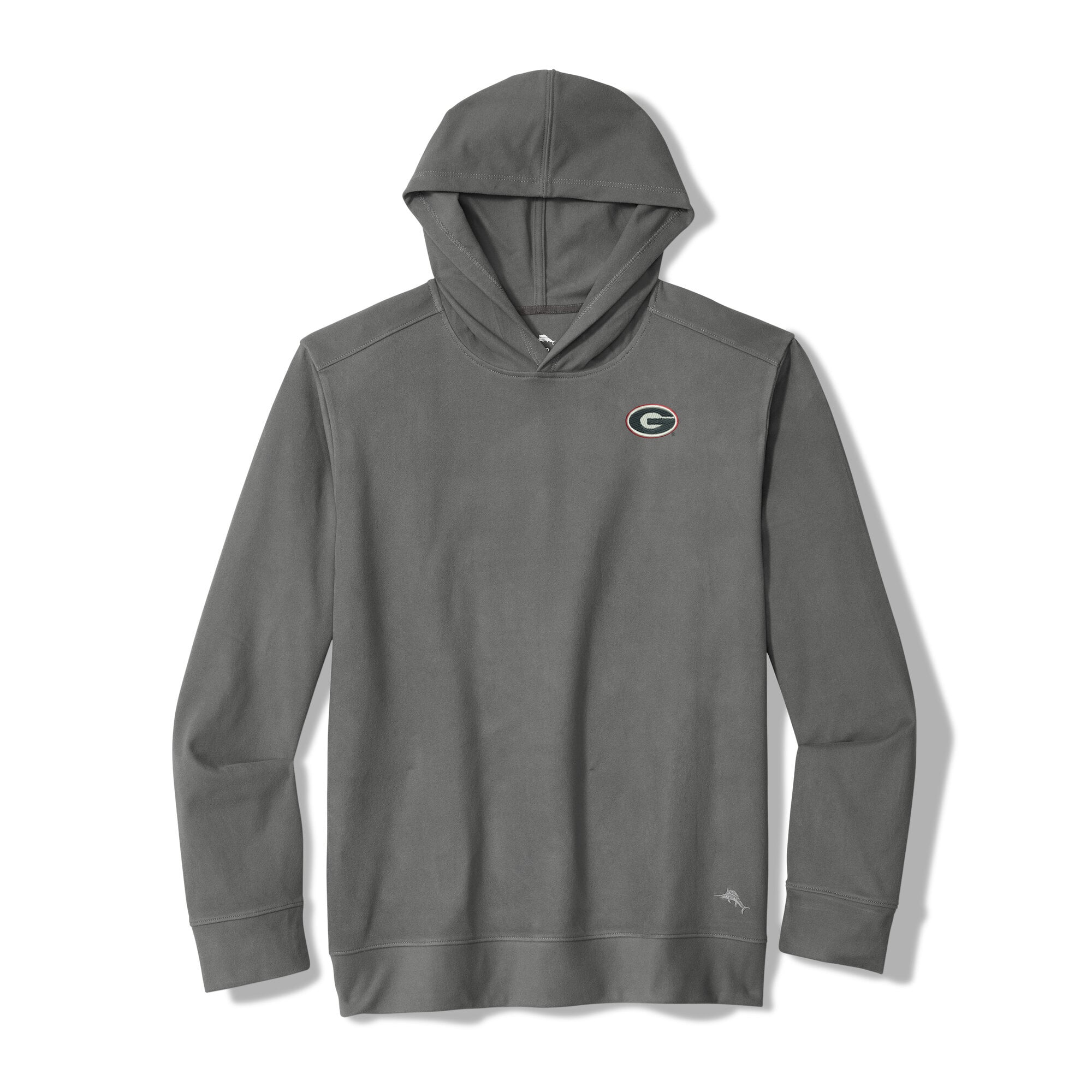 Men's Tommy Bahama Gray Georgia Bulldogs Bye Week Hoodie