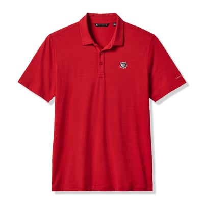  Georgia Bulldogs TravisMathew Halftime Show Heater Tri-Blend Polo - Red