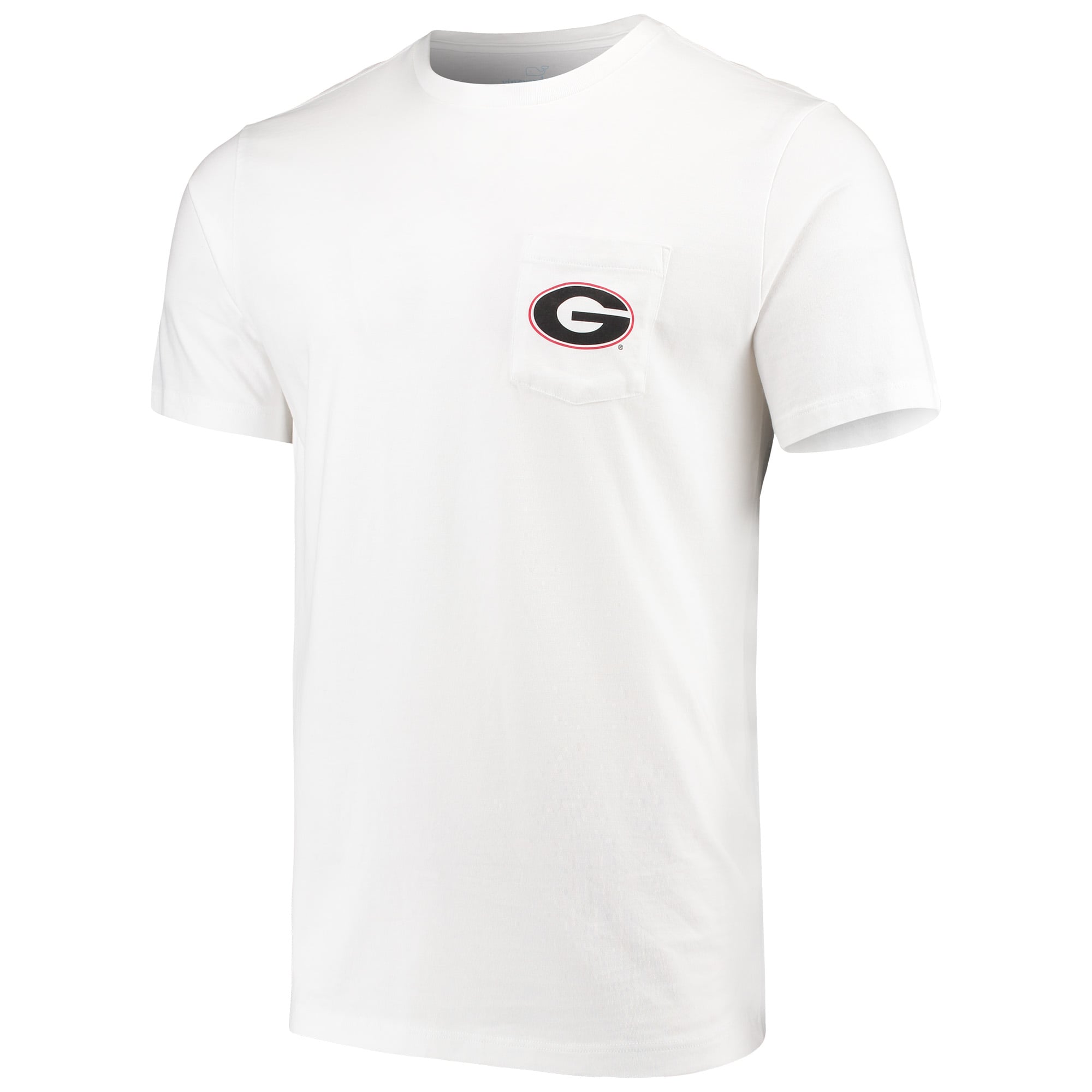 Men's Vineyard Vines White Georgia Bulldogs Football Field T-Shirt