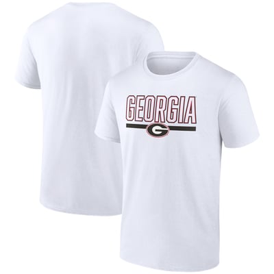 Georgia Bulldogs Classic Inline Team T-Shirt - White