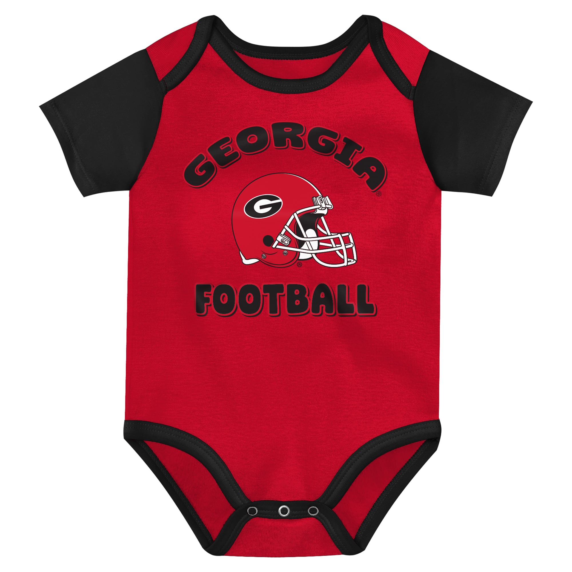 Newborn Outerstuff Red Georgia Bulldogs Star Player Three-Piece Bodysuit Set
