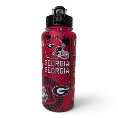Georgia Bulldogs Pegasus 32oz Stainless Steel ProPress Water Bottle