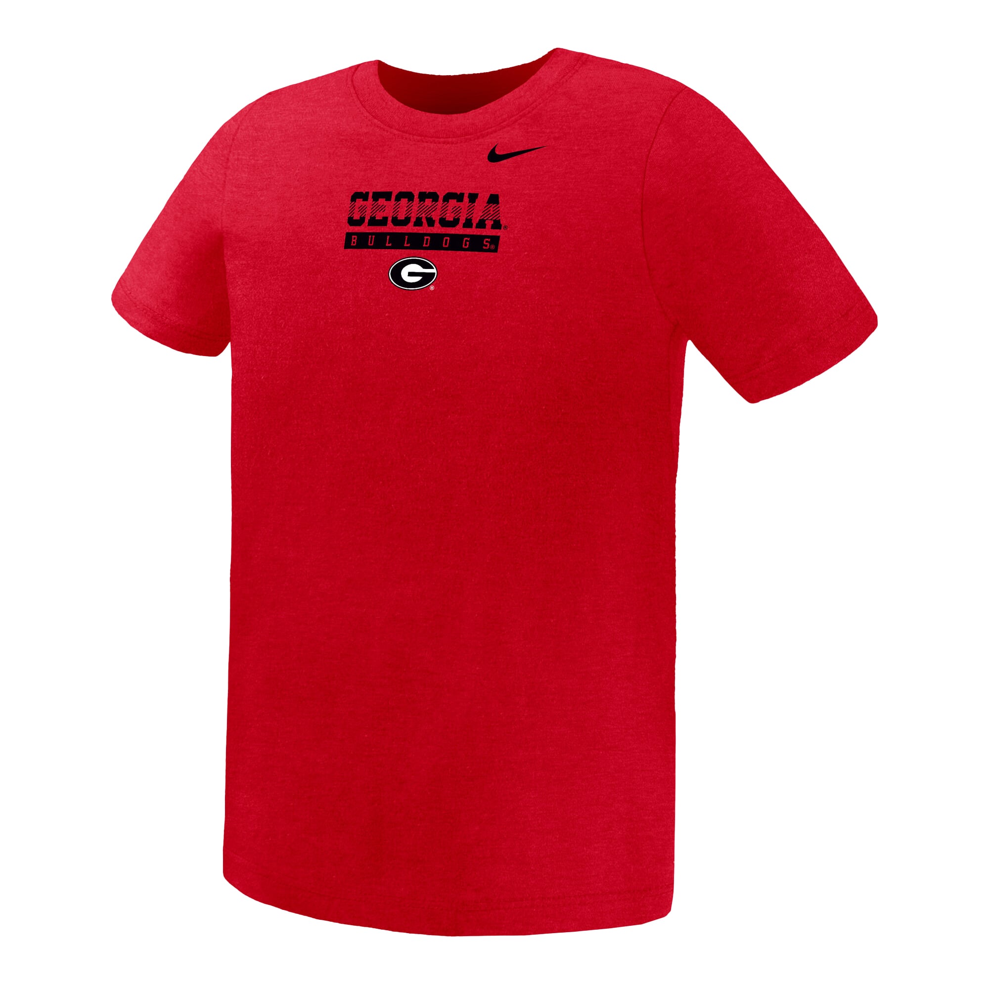 Preschool Nike Red Georgia Bulldogs Name Bar Legend Dri-FIT T-Shirt