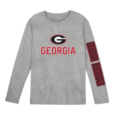 Georgia Bulldogs Outerstuff Preschool Air Raid Long Sleeve T-Shirt - Gray