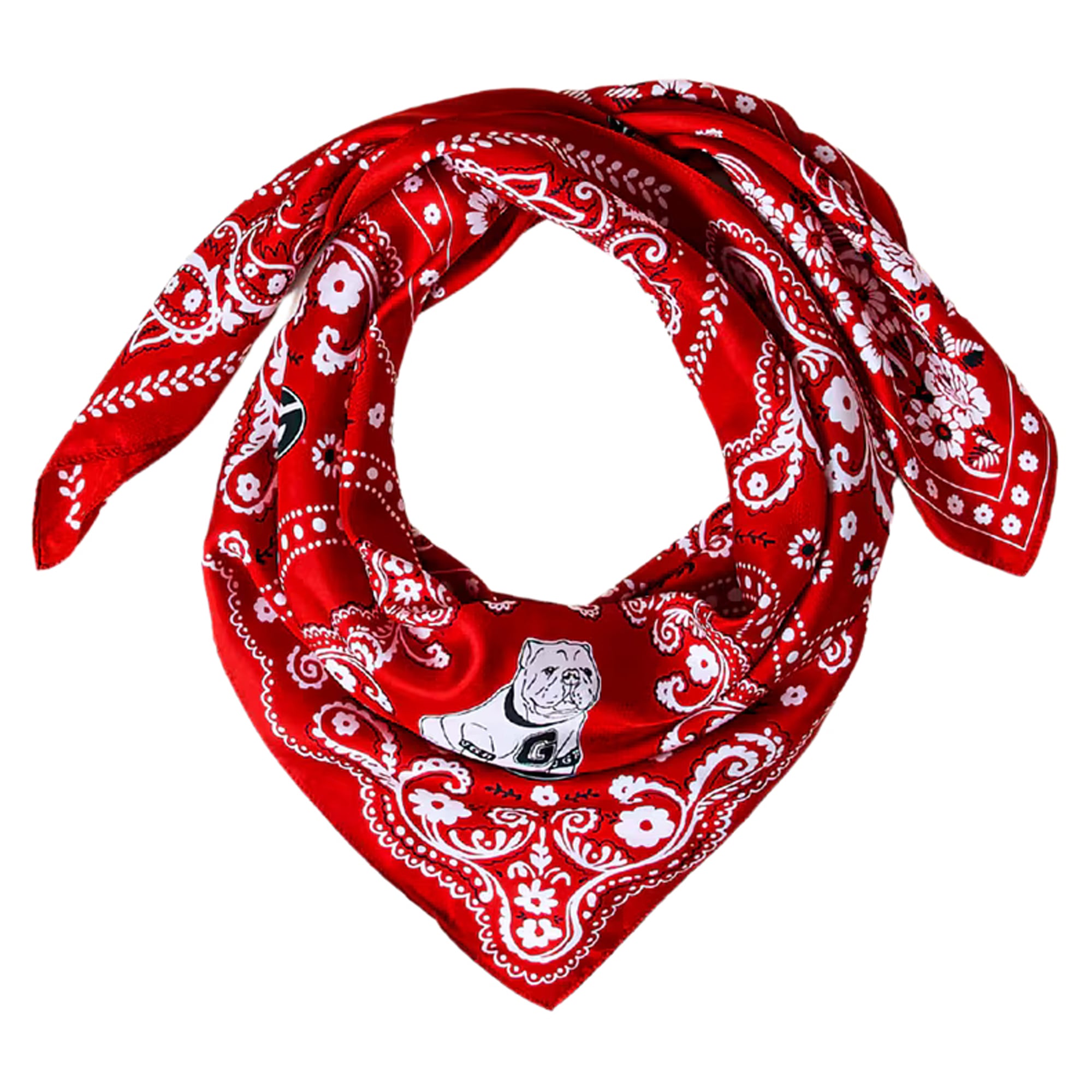 Smith & Quinn Georgia Bulldogs Square Silk Scarf