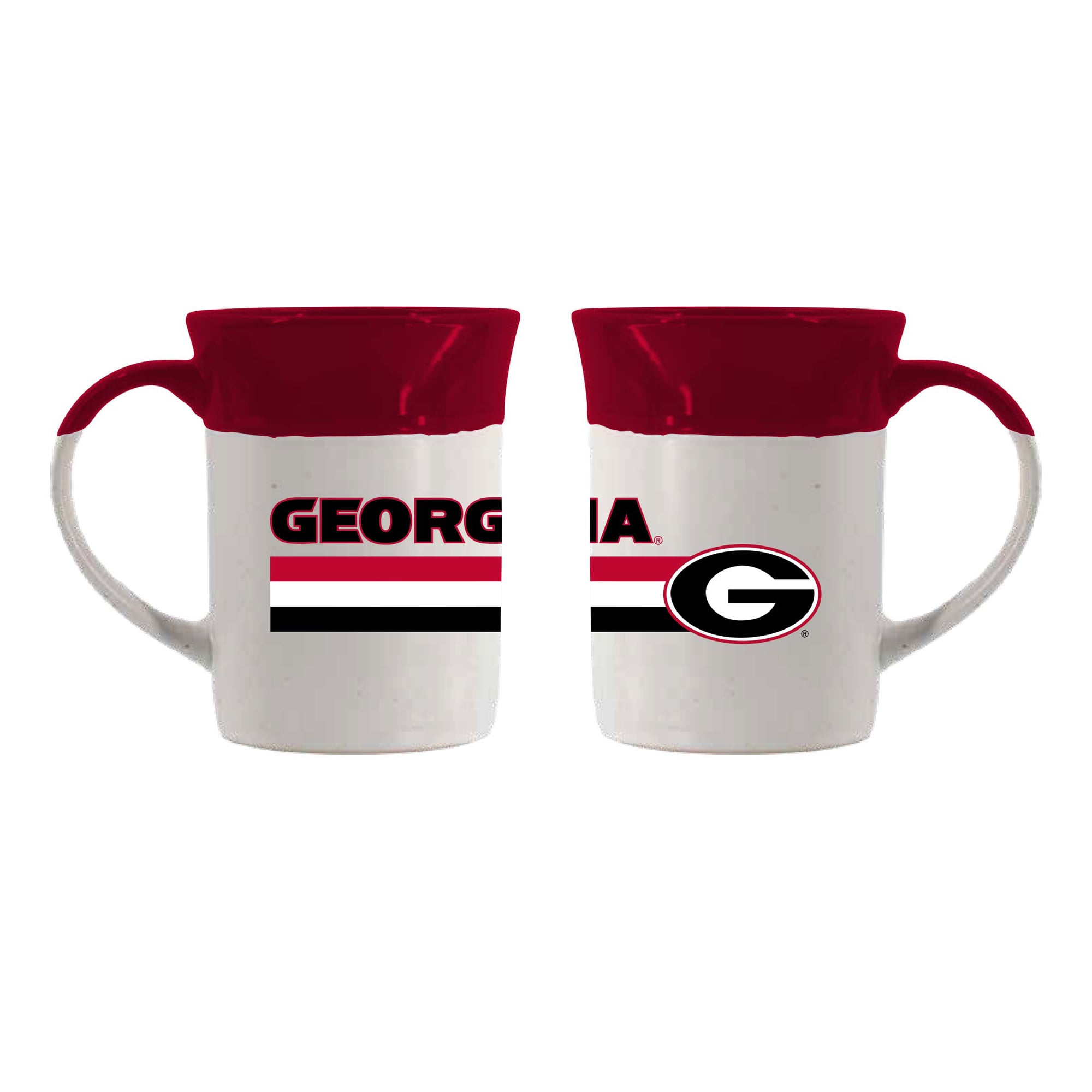 Mug en céramique mouchetée Georgia Bulldogs 44 cl (15 oz) de The Memory Company