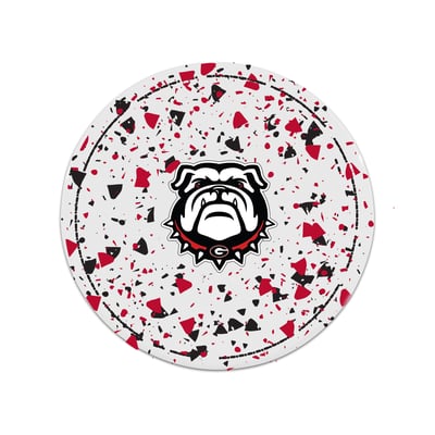 Georgia Bulldogs The Memory Company Circle Ceramic Coaster Set