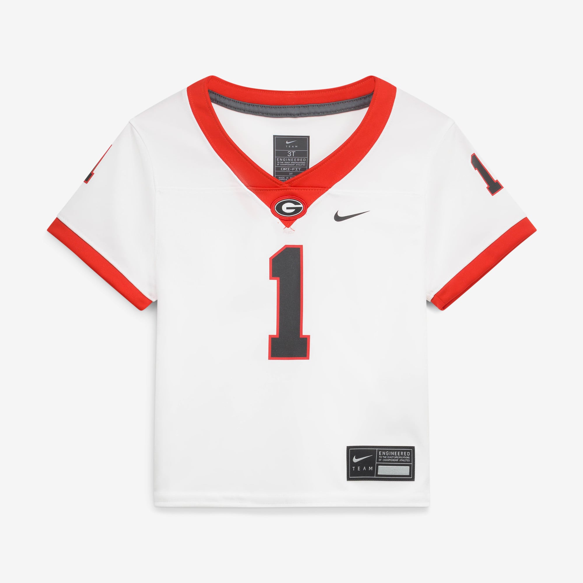 Toddler Nike White Georgia Bulldogs Replica Football Jersey
