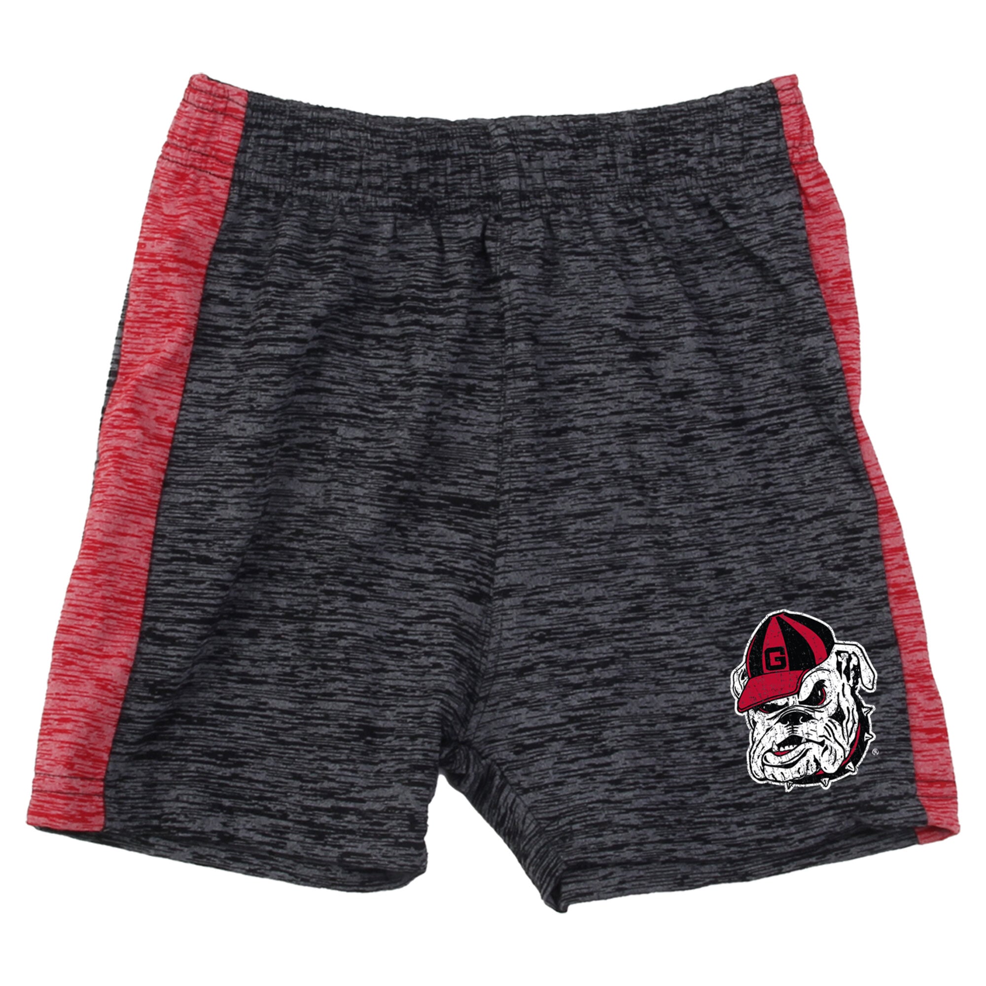 Ensemble t-shirt et short Wes & Willy Red Georgia Bulldogs en laine nuageuse pour tout-petits