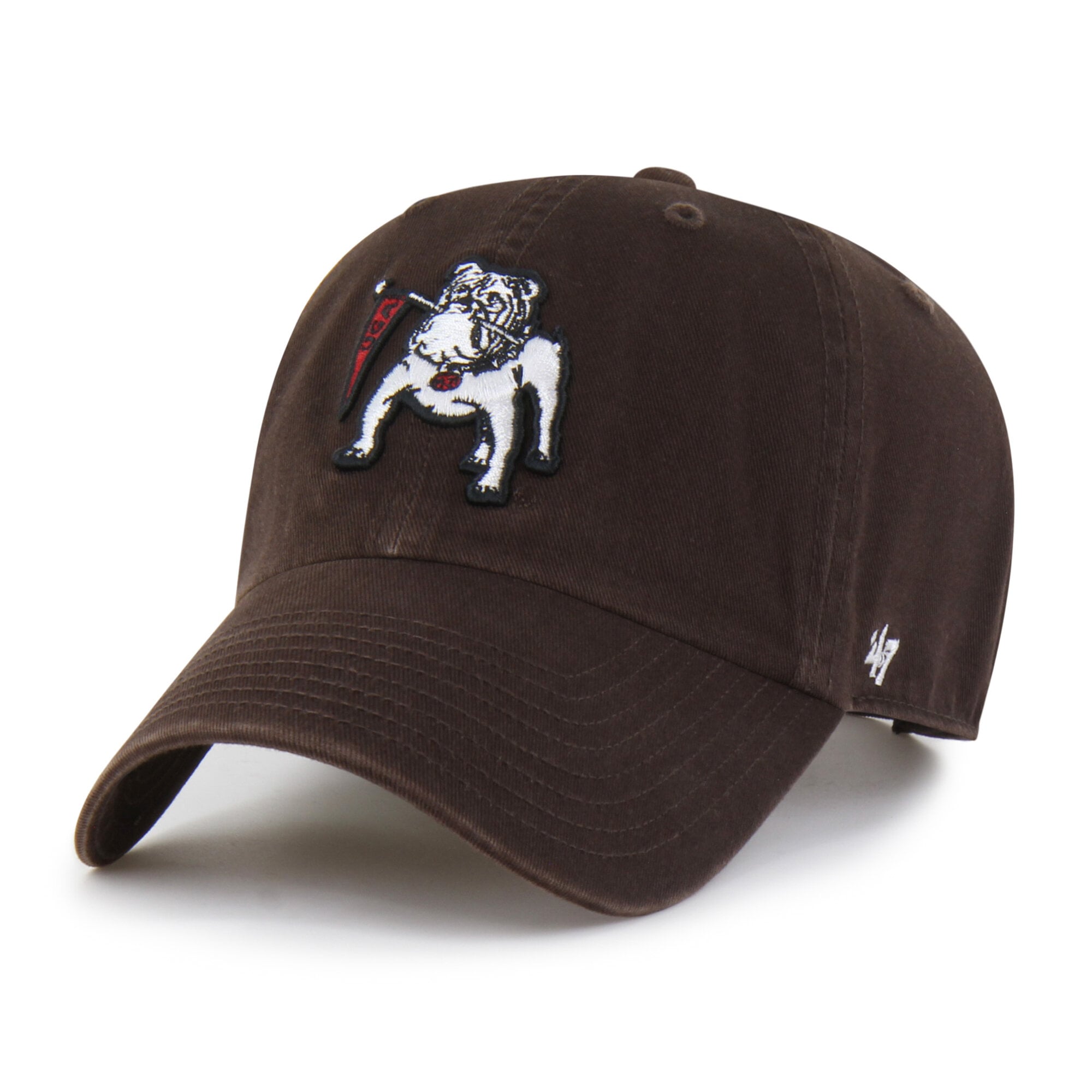 Casquette unisexe ajustable '47 Georgia Bulldogs Brown Vault Clean Up