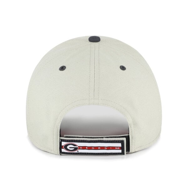 Unisex '47 Gray/Black Georgia Bulldogs Half Block Text MVP Adjustable Hat