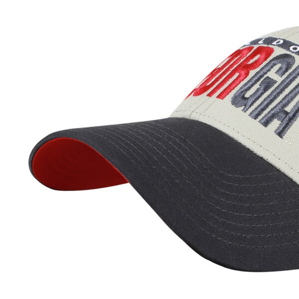 Unisex '47 Gray/Black Georgia Bulldogs Half Block Text MVP Adjustable Hat