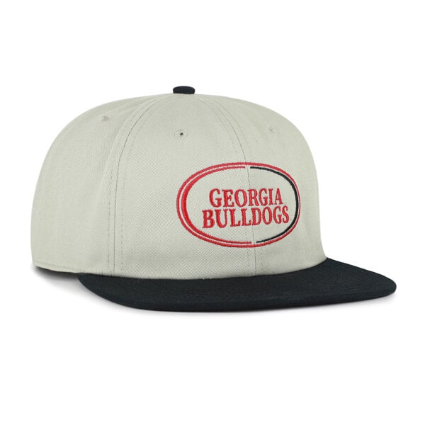 Unisex '47 Gray/Black Georgia Bulldogs Ovalcrest Captain Snapback Hat