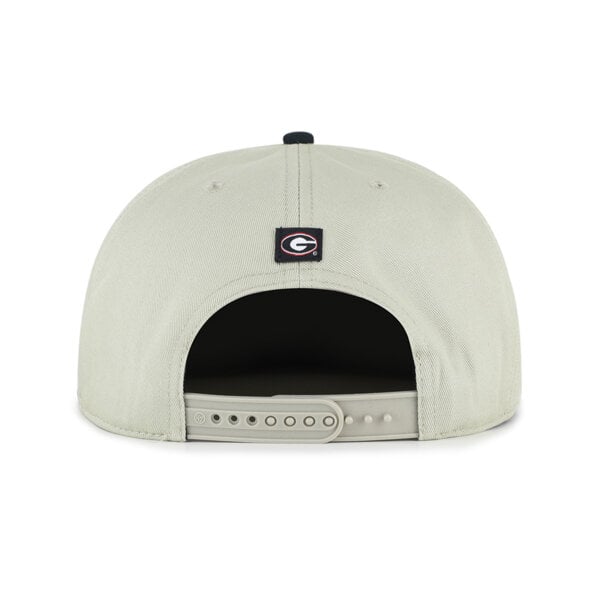 Unisex '47 Gray/Black Georgia Bulldogs Ovalcrest Captain Snapback Hat