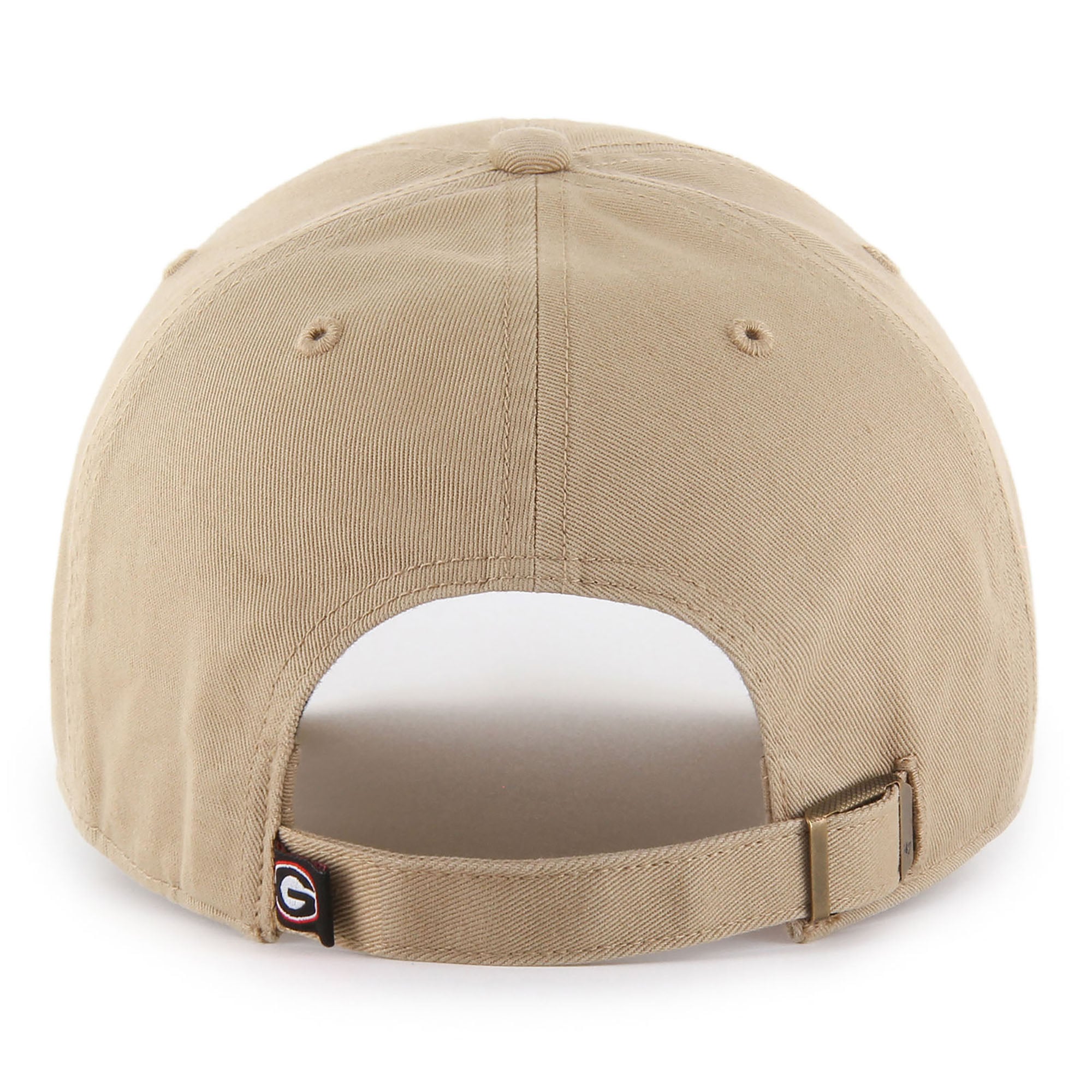 Unisex '47 Khaki Georgia Bulldogs Mascot Clean Up Adjustable Hat