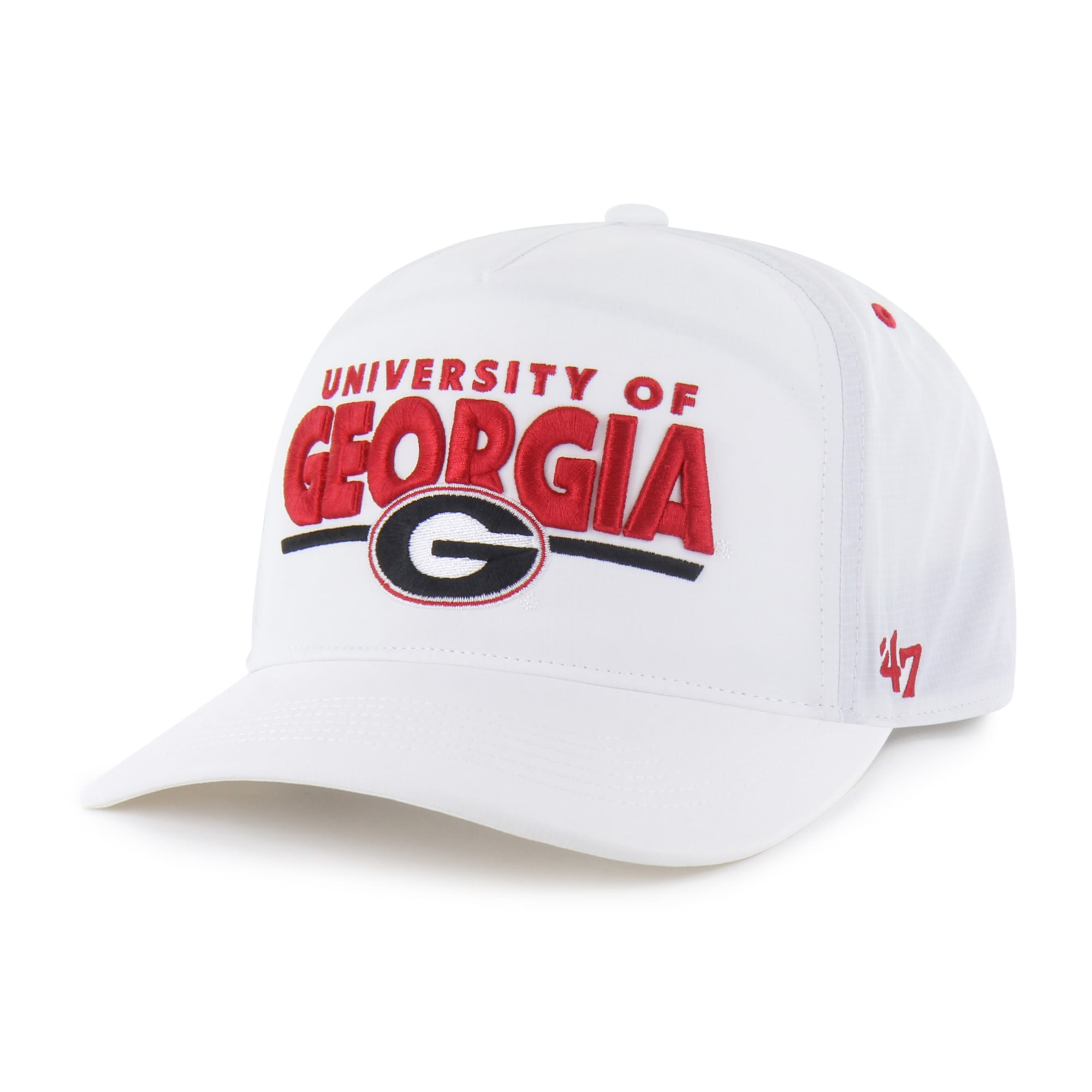 Casquette unisexe '47 White Georgia Bulldogs brrr° Expressway Hitch ajustable