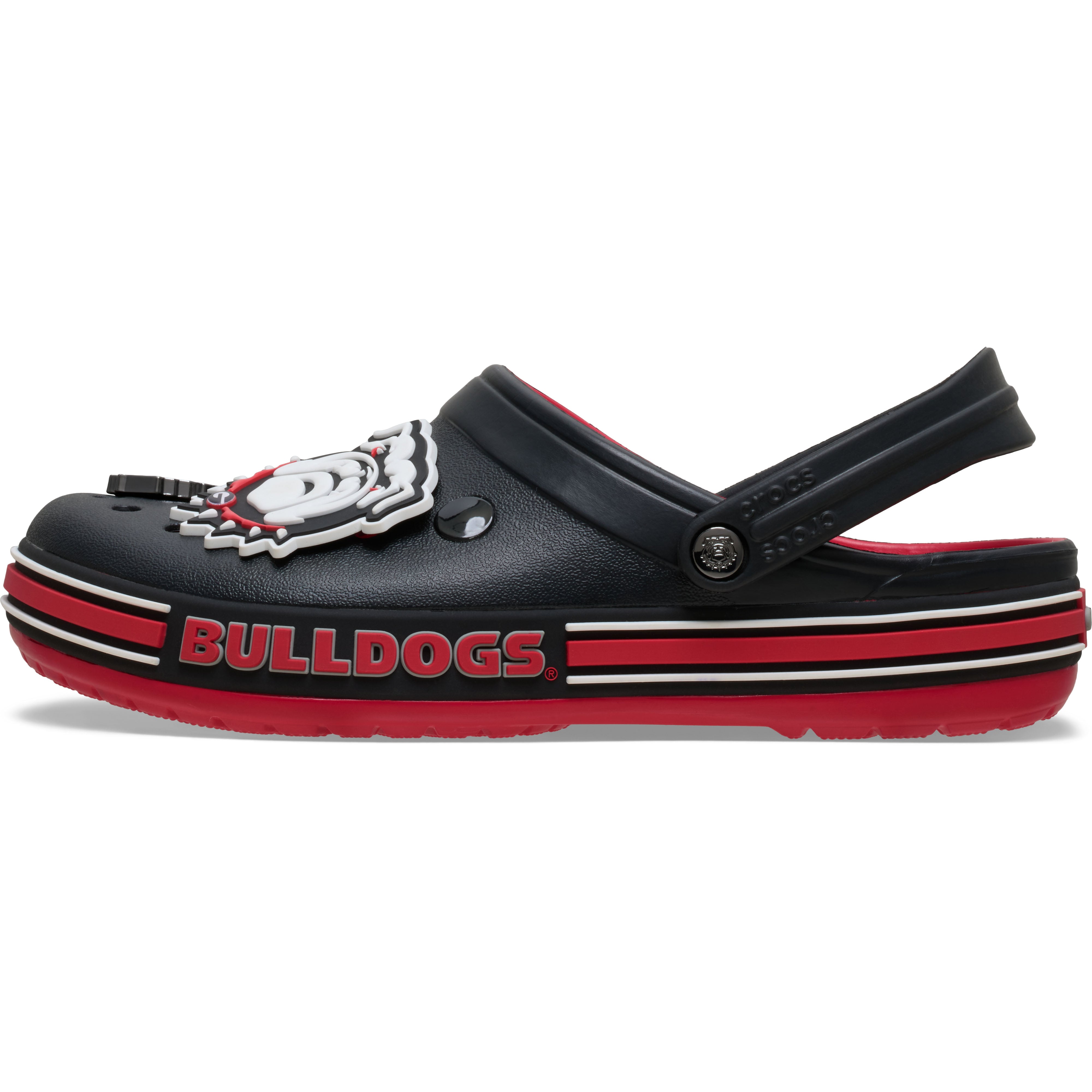 Sabots classiques unisexes Crocs noirs Georgia Bulldogs