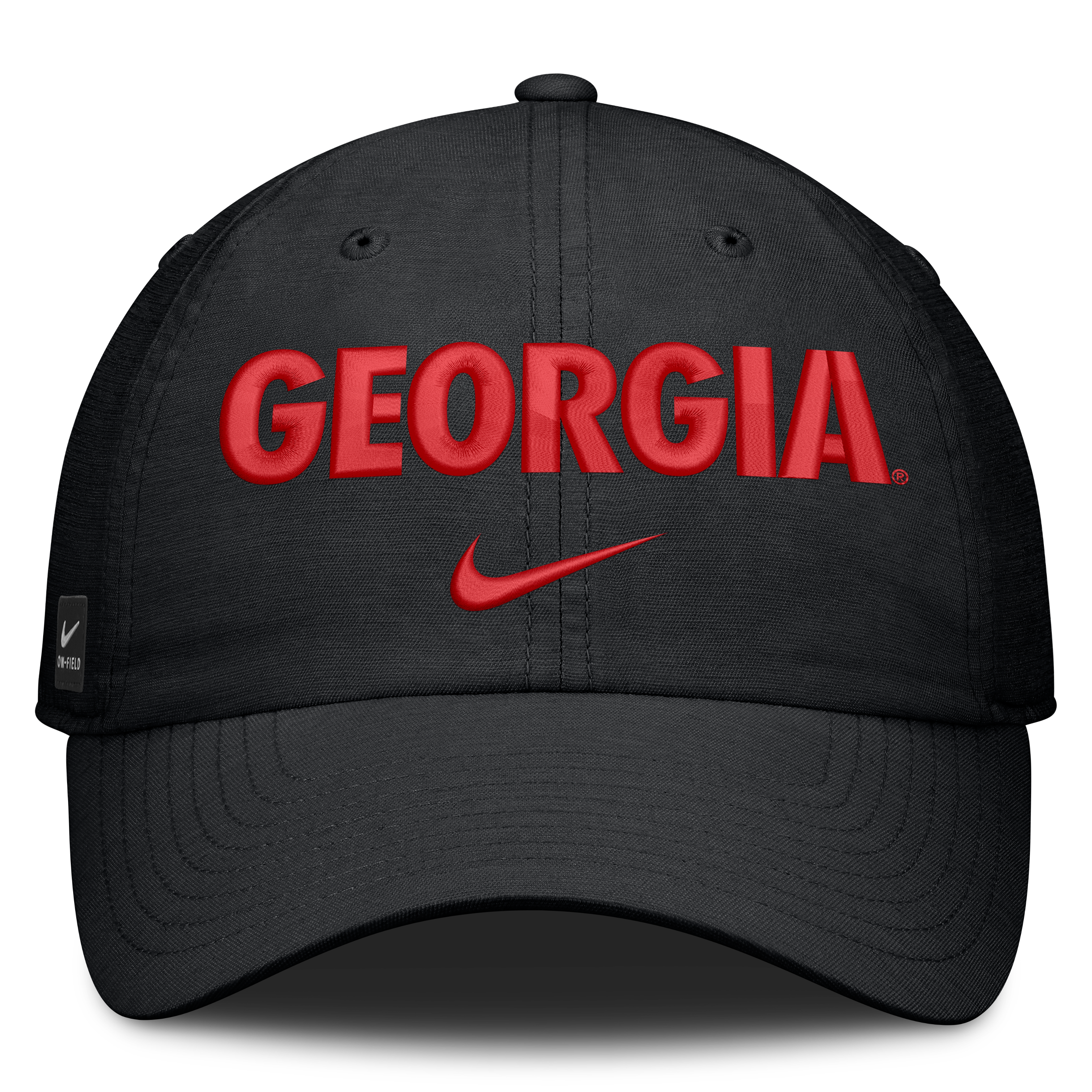 Casquette unisexe Nike noire Georgia Bulldogs 2026 On-Field Gameday Club, ajustable
