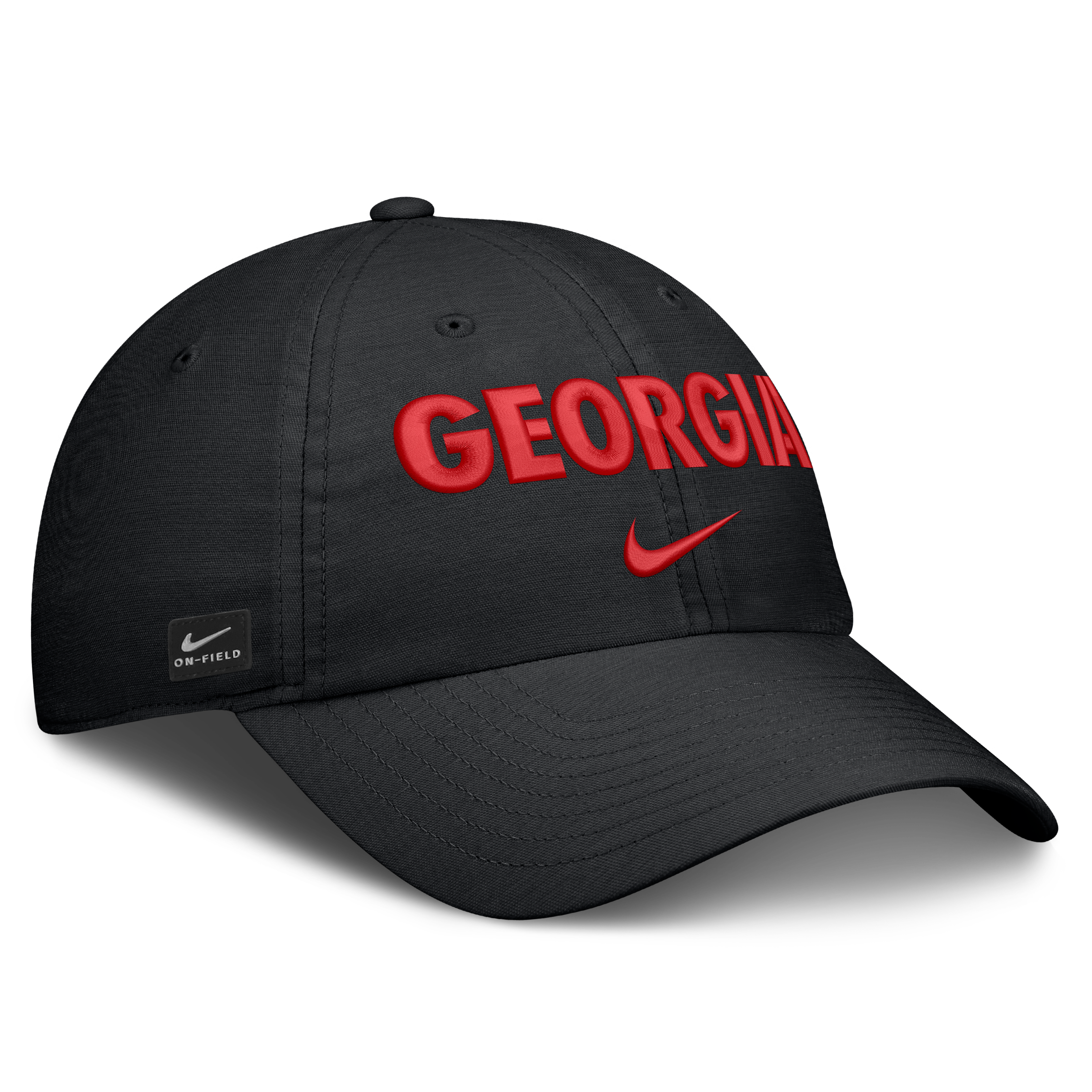Casquette unisexe Nike noire Georgia Bulldogs 2026 On-Field Gameday Club, ajustable