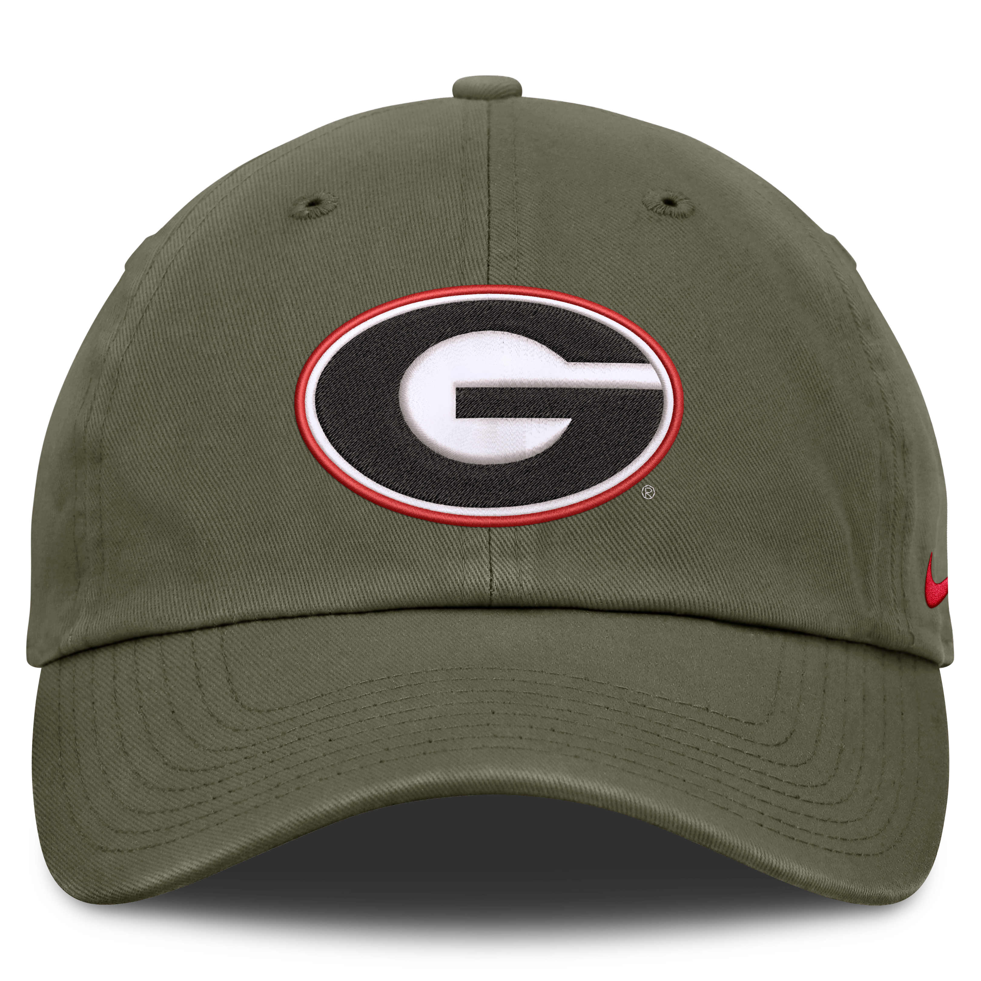 Casquette unisexe Nike olive Georgia Bulldogs Primetime Club ajustable