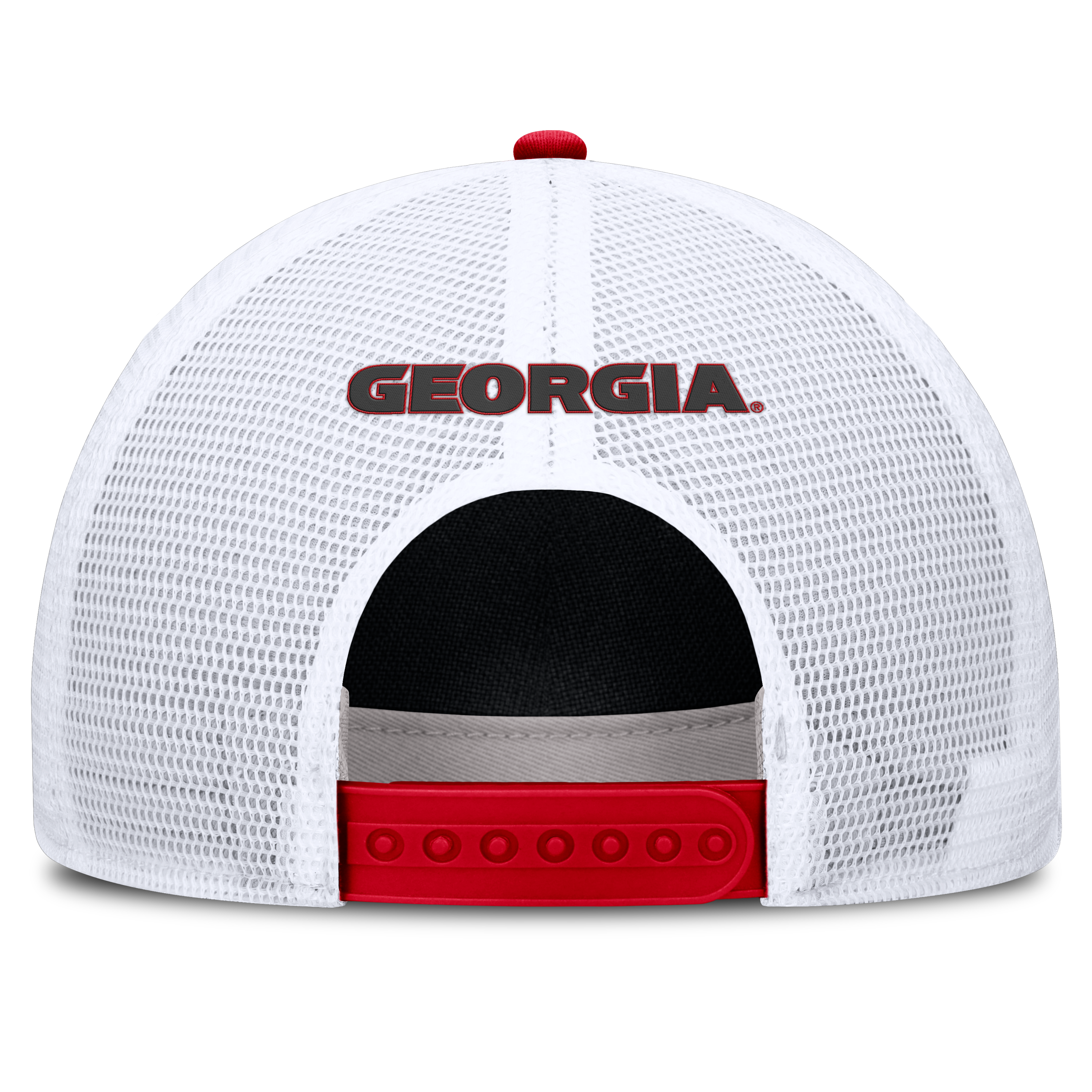 Casquette trucker unisexe Nike rouge Georgia Bulldogs 2026 On-Field Gameday Rope, ajustable