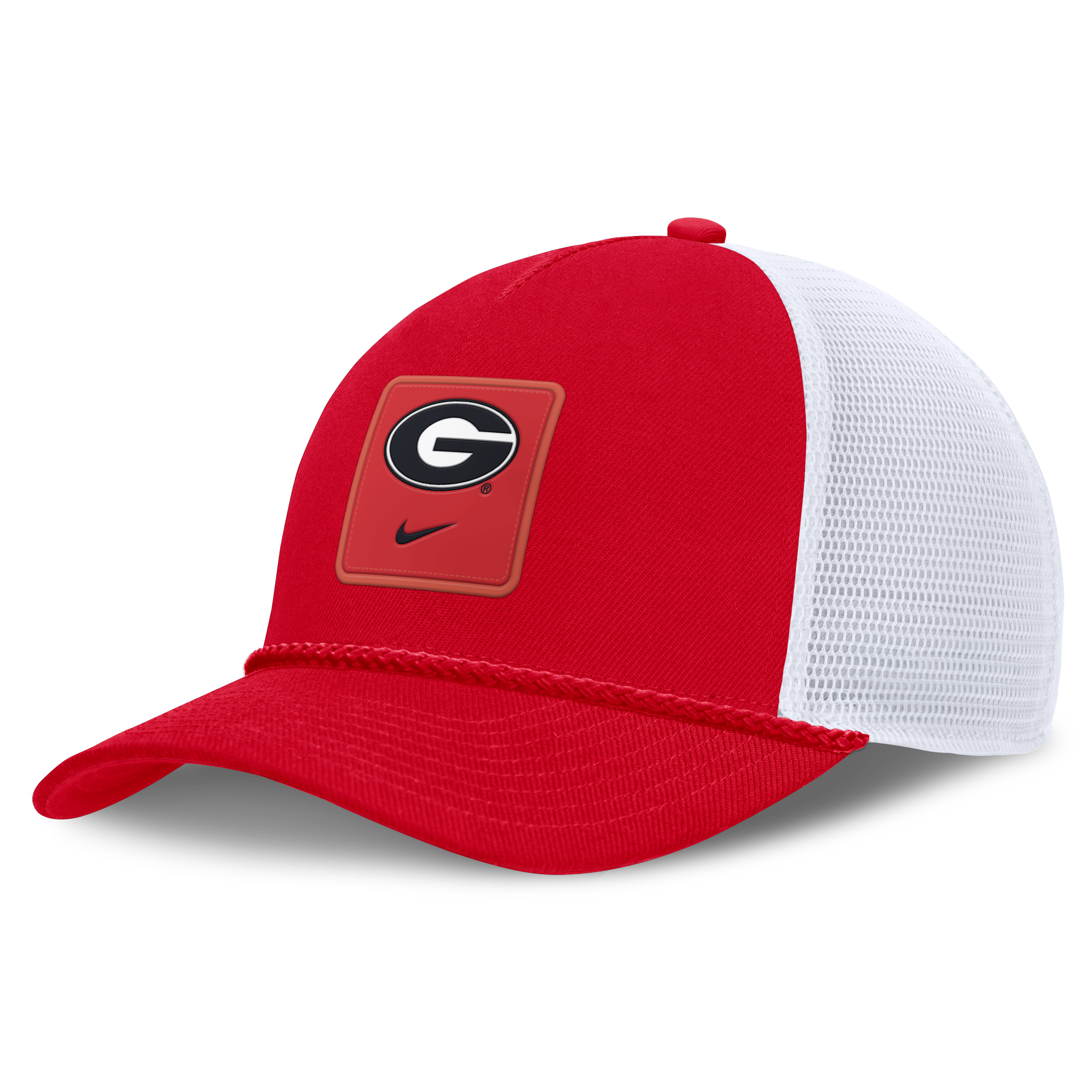 Casquette trucker unisexe Nike rouge Georgia Bulldogs 2026 On-Field Gameday Rope, ajustable