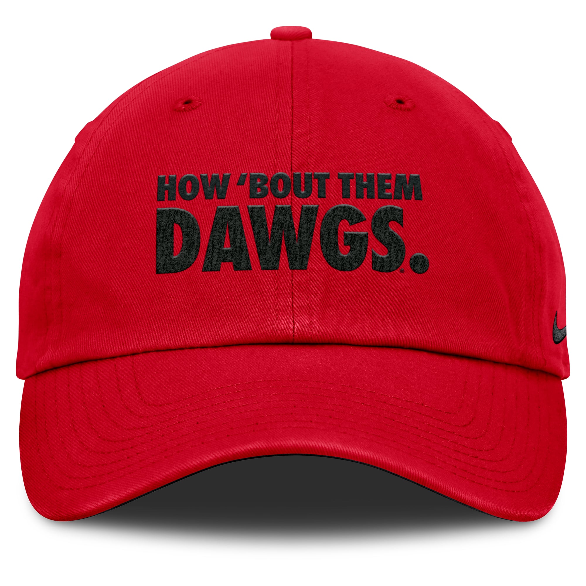 Casquette unisexe Nike rouge Georgia Bulldogs Primetime Chant Club ajustable