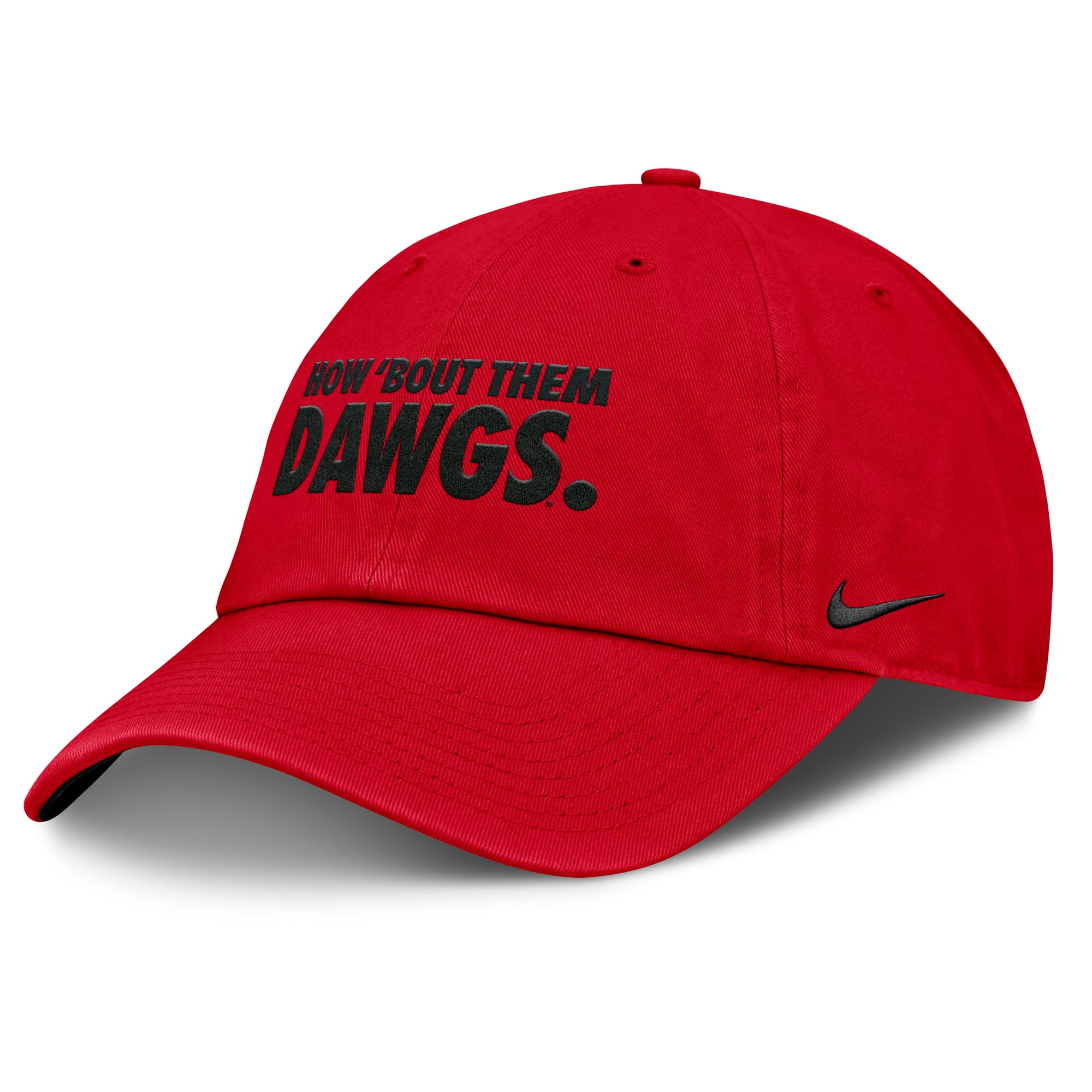 Casquette unisexe Nike rouge Georgia Bulldogs Primetime Chant Club ajustable