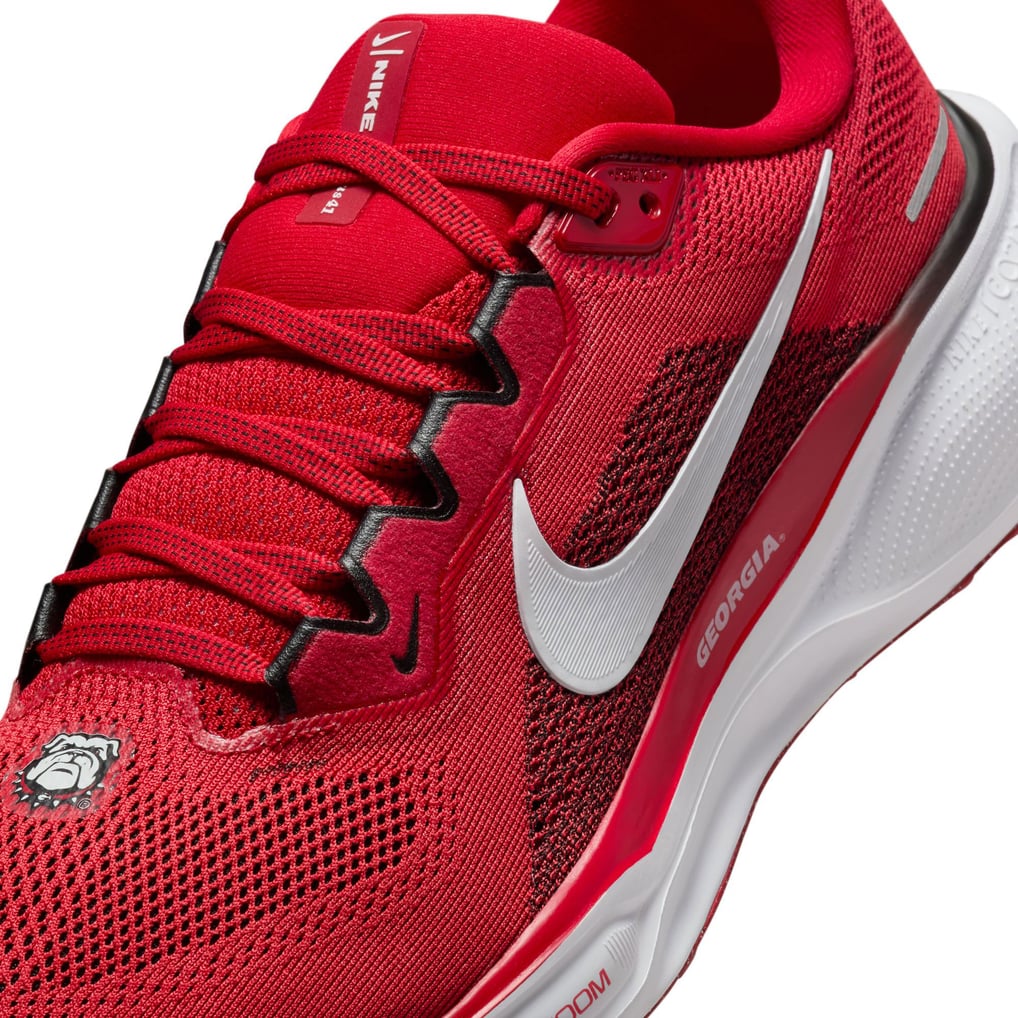 Unisex Nike Red Georgia Bulldogs Zoom Pegasus 41 Running Shoes display picture 3