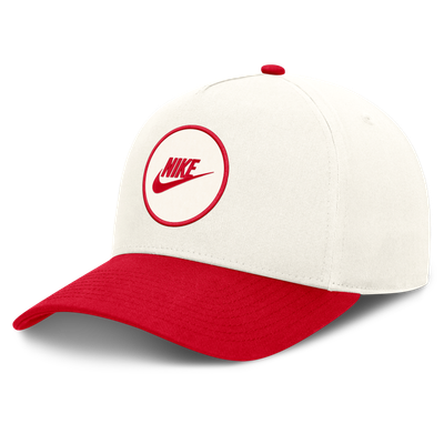 Georgia Bulldogs Nike Unisex Rise Side Logo A-Frame Adjustable Hat - White/Red