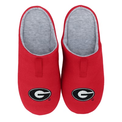 Georgia Bulldogs ZooZatz Unisex Ribbed Slide Slippers