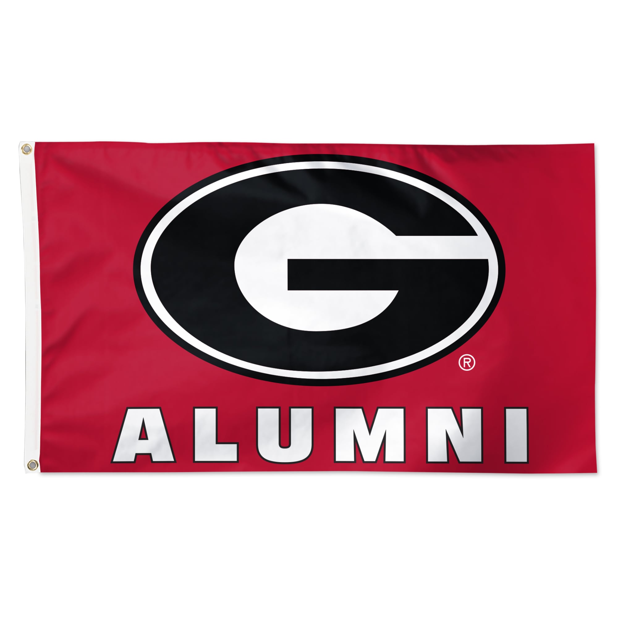 Drapeau de luxe WinCraft Georgia Bulldogs 91 x 152 cm (3 pi x 5 pi) à une face, pour les anciens élèves et les supporters.