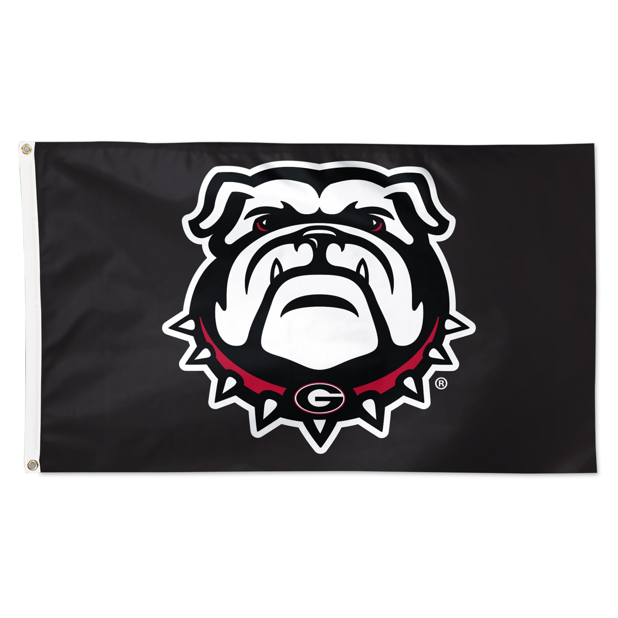 Drapeau secondaire de luxe WinCraft Georgia Bulldogs 91 x 152 cm (3 pi x 5 pi) à une face
