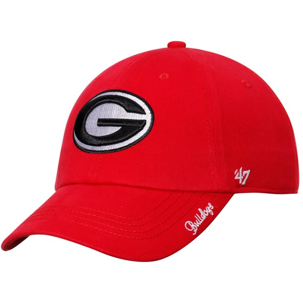 Georgia Women\'s Red Baseball Cap UGA GEORGIA EQUESTRIAN 47 Brand CAP - RED – The Red Zone  main image 4