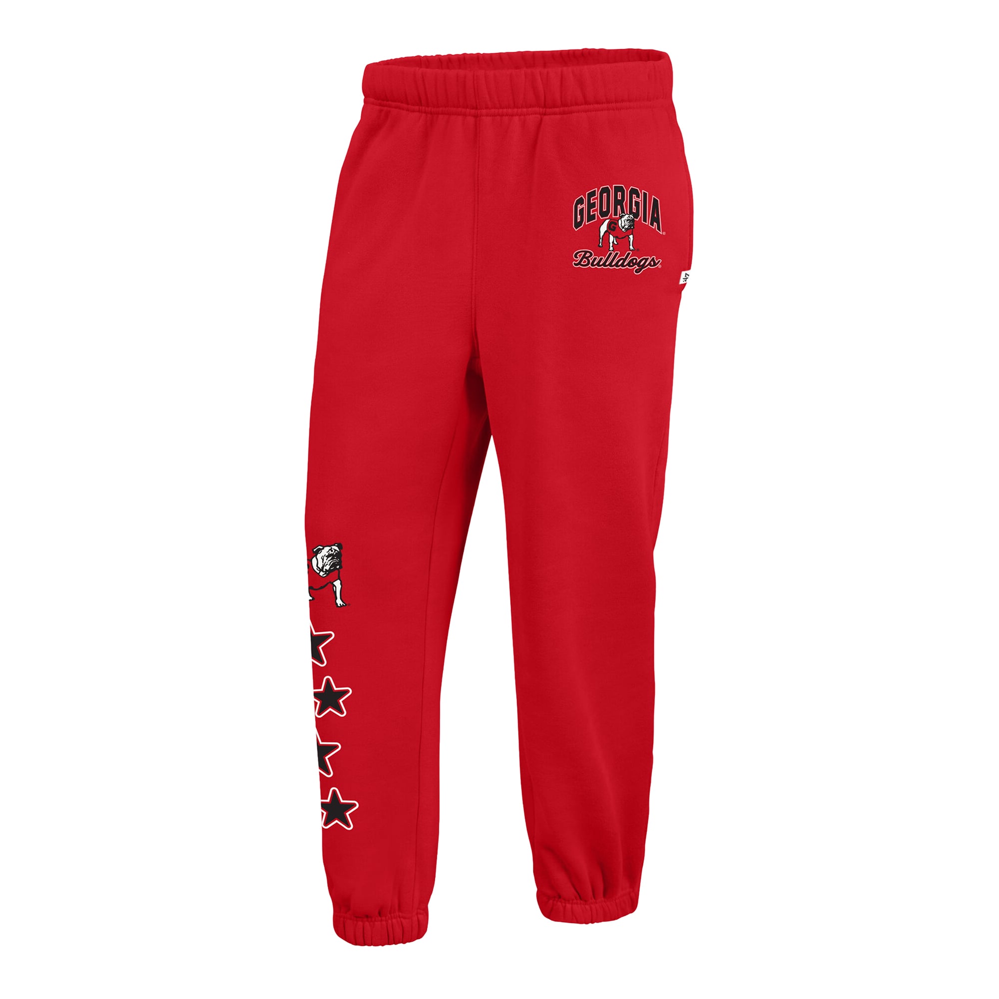 Women's '47  Red Georgia Bulldogs Seeing Stars Venice Jogger Pants