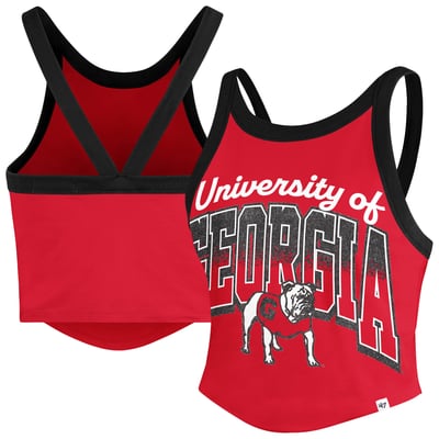 Georgia Bulldogs '47 Women's Shimmer Shadow Sporty Tank Top - Red