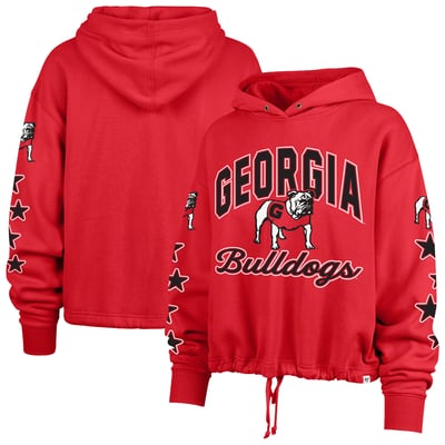  Georgia Bulldogs '47 Women's Starry Eyed Venice Pullover Hoodie - Red