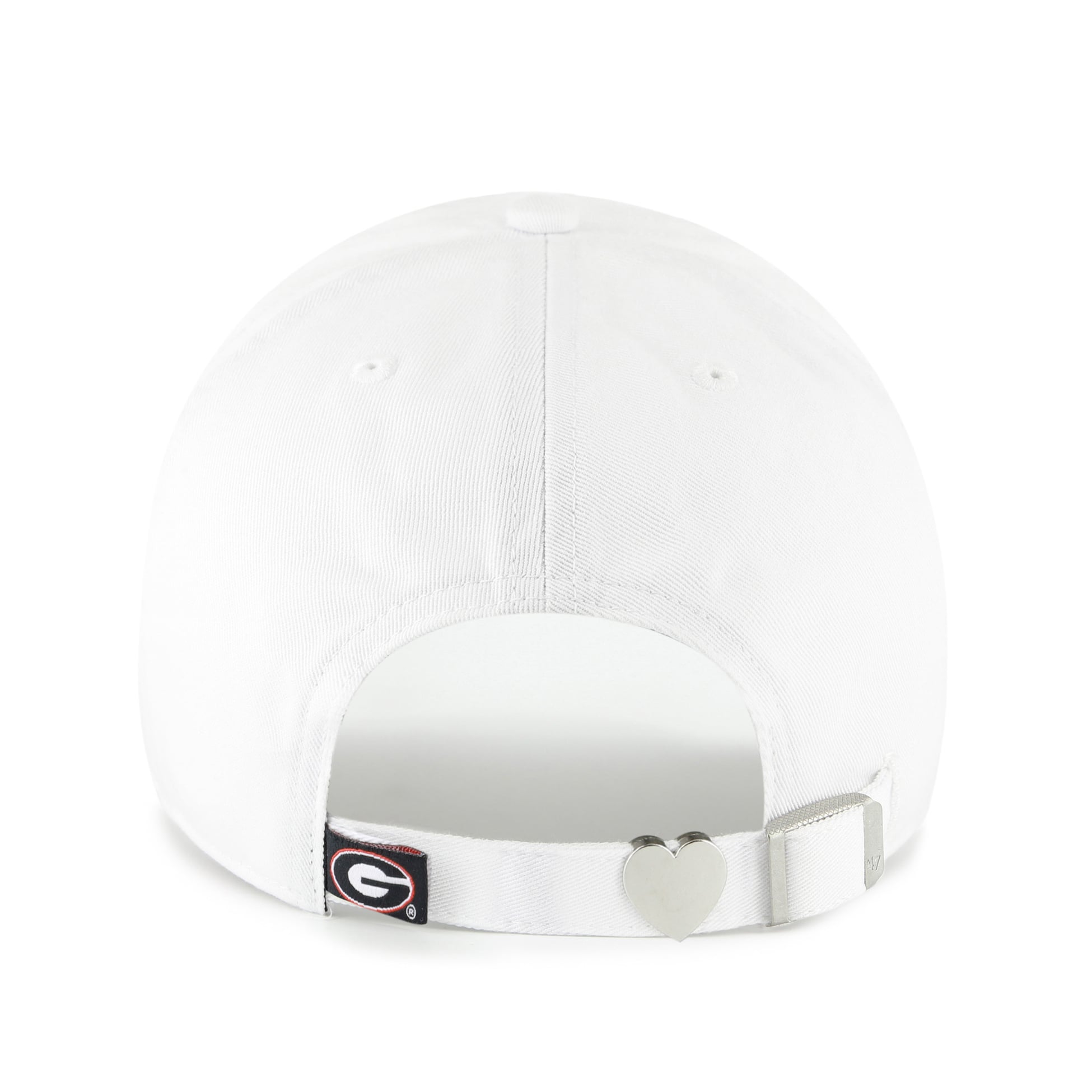 Women's '47 White Georgia Bulldogs Trendy Script Clean Up Adjustable Hat