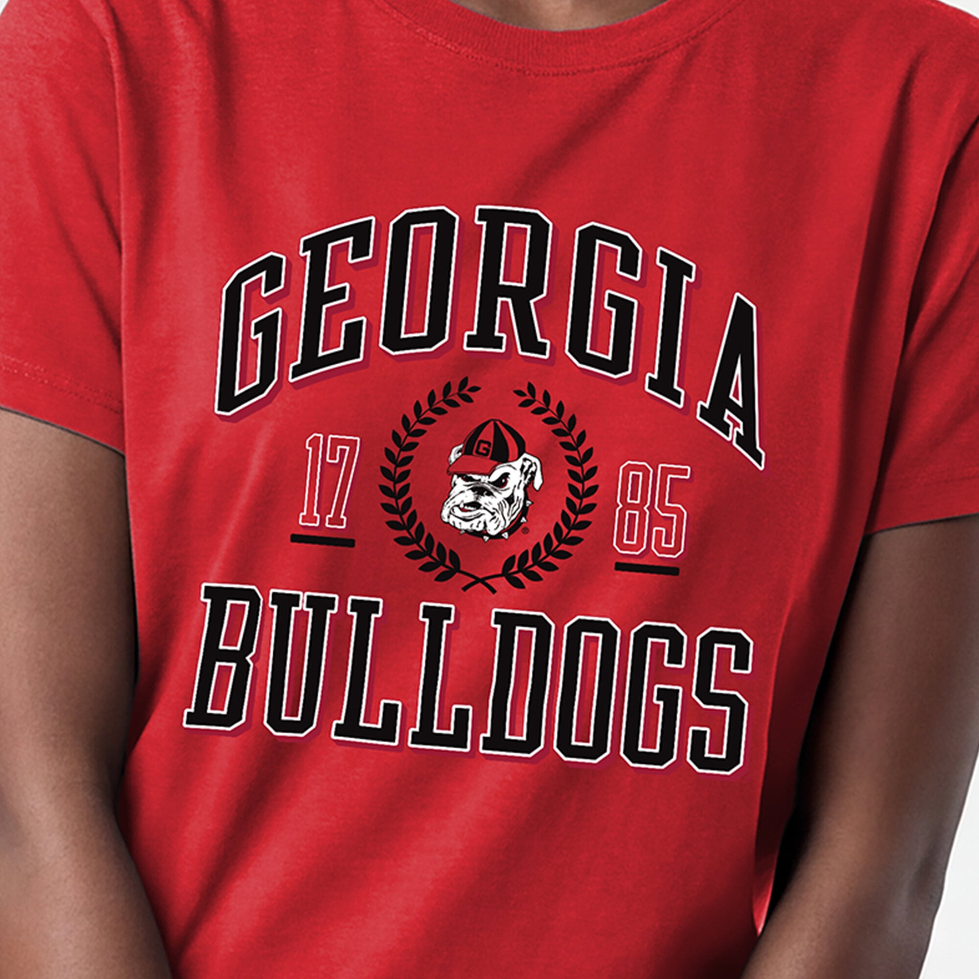 T-shirt lifestyle rouge champion des Georgia Bulldogs pour femmes