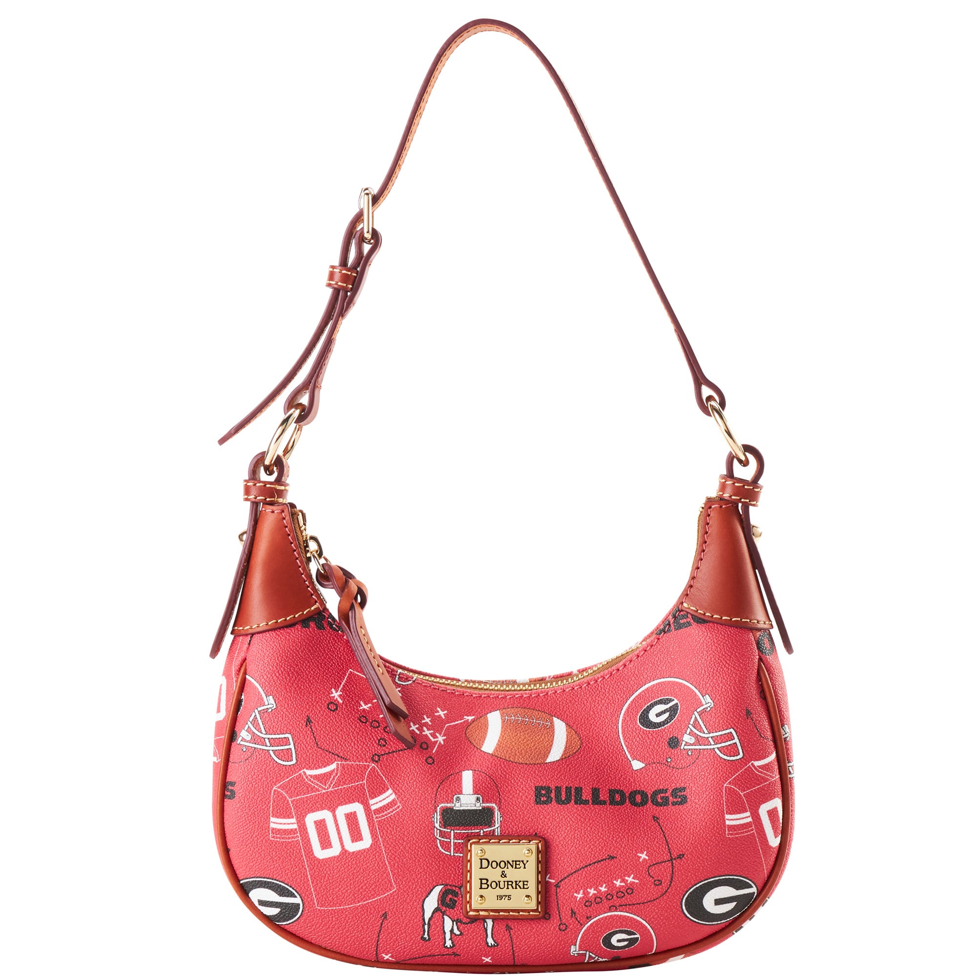 Sac à bandoulière souple Dooney & Bourke Georgia Bulldogs pour femme