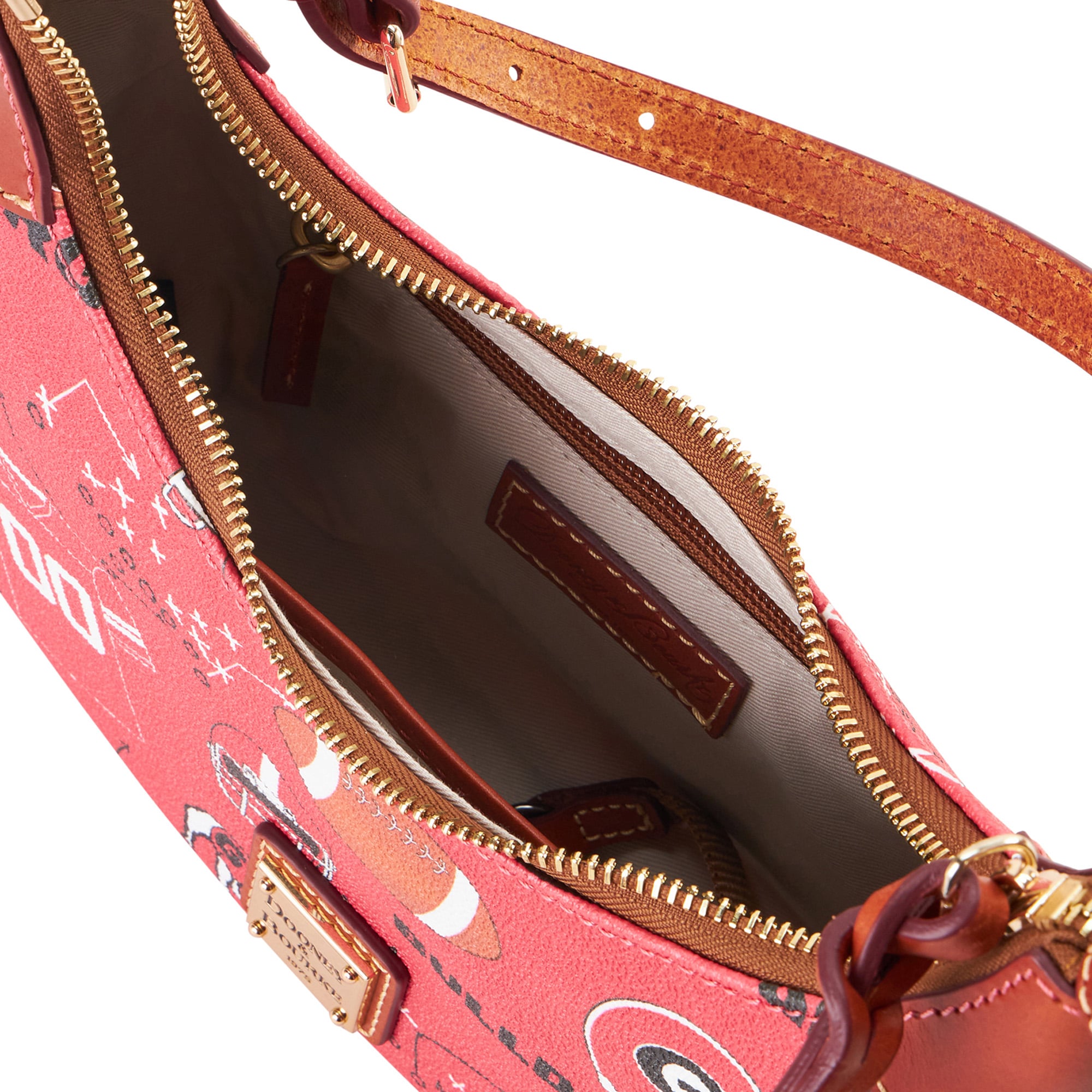 Sac à bandoulière souple Dooney & Bourke Georgia Bulldogs pour femme